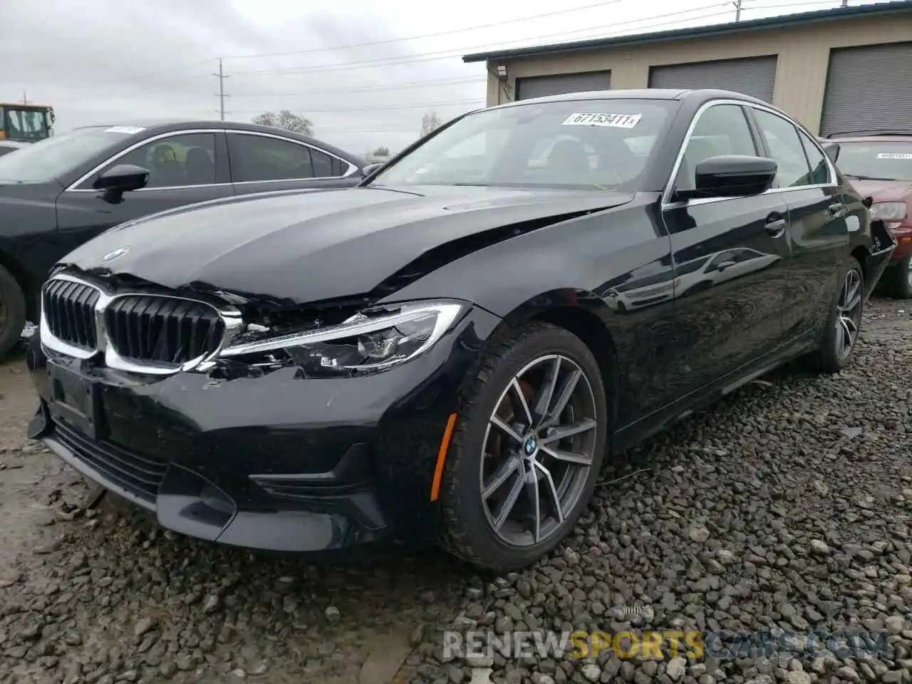 2 Photograph of a damaged car 3MW5R1J04L8B24201 BMW 3 SERIES 2020