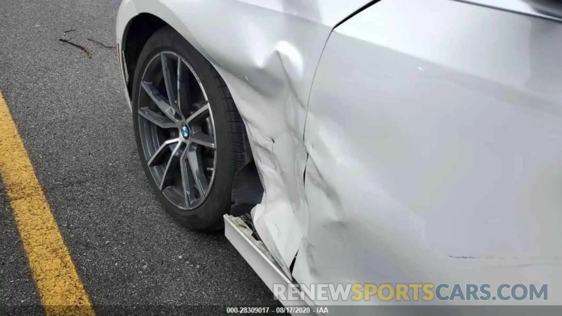 8 Фотография поврежденного автомобиля 3MW5R1J04L8B25221 BMW 3 SERIES 2020