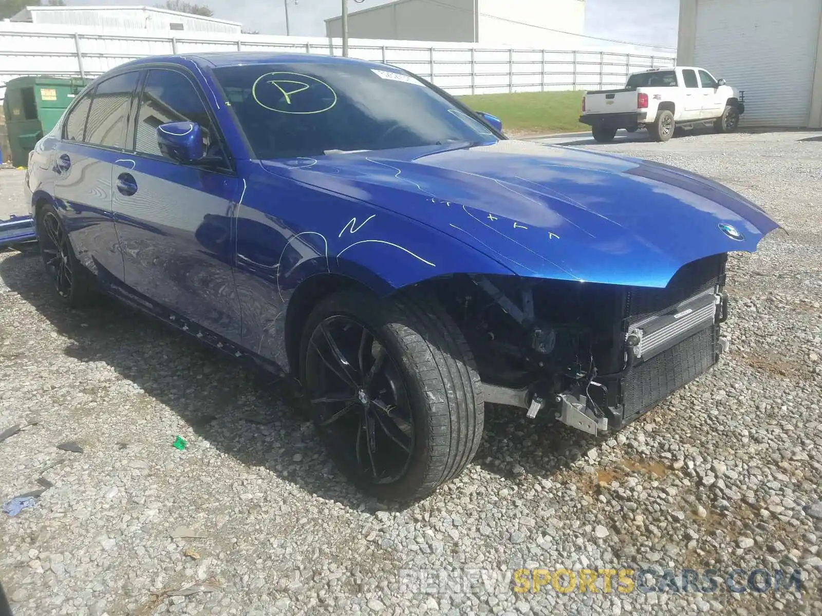1 Фотография поврежденного автомобиля 3MW5R1J04L8B32721 BMW 3 SERIES 2020