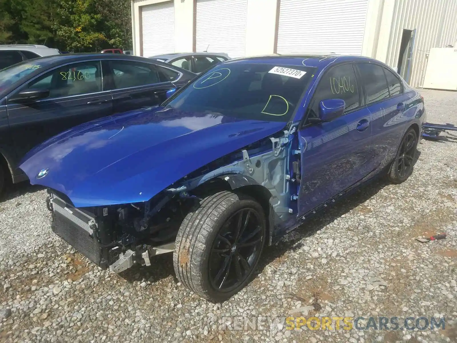 2 Фотография поврежденного автомобиля 3MW5R1J04L8B32721 BMW 3 SERIES 2020