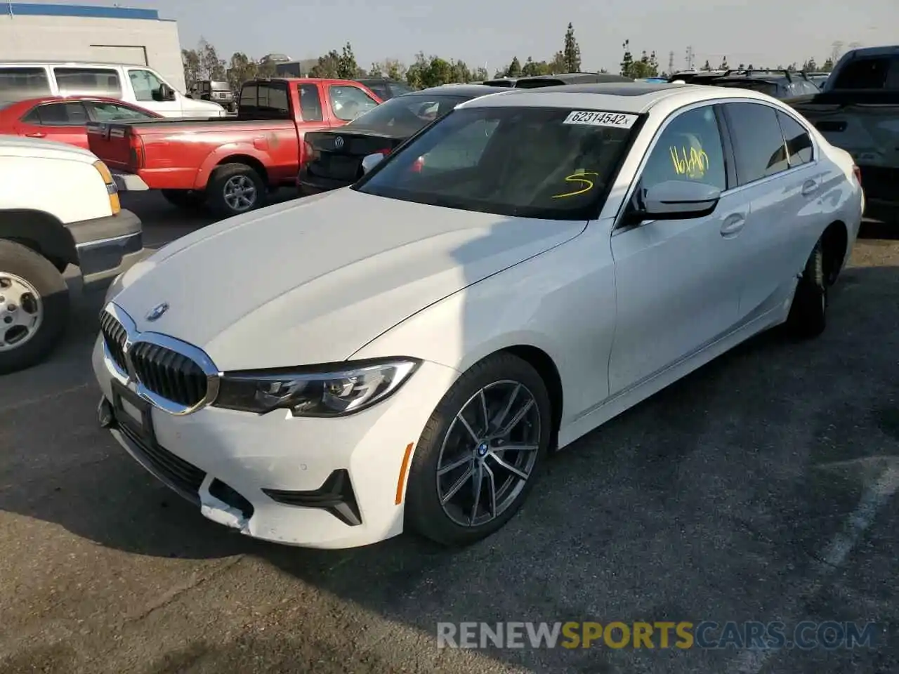 2 Photograph of a damaged car 3MW5R1J04L8B35098 BMW 3 SERIES 2020