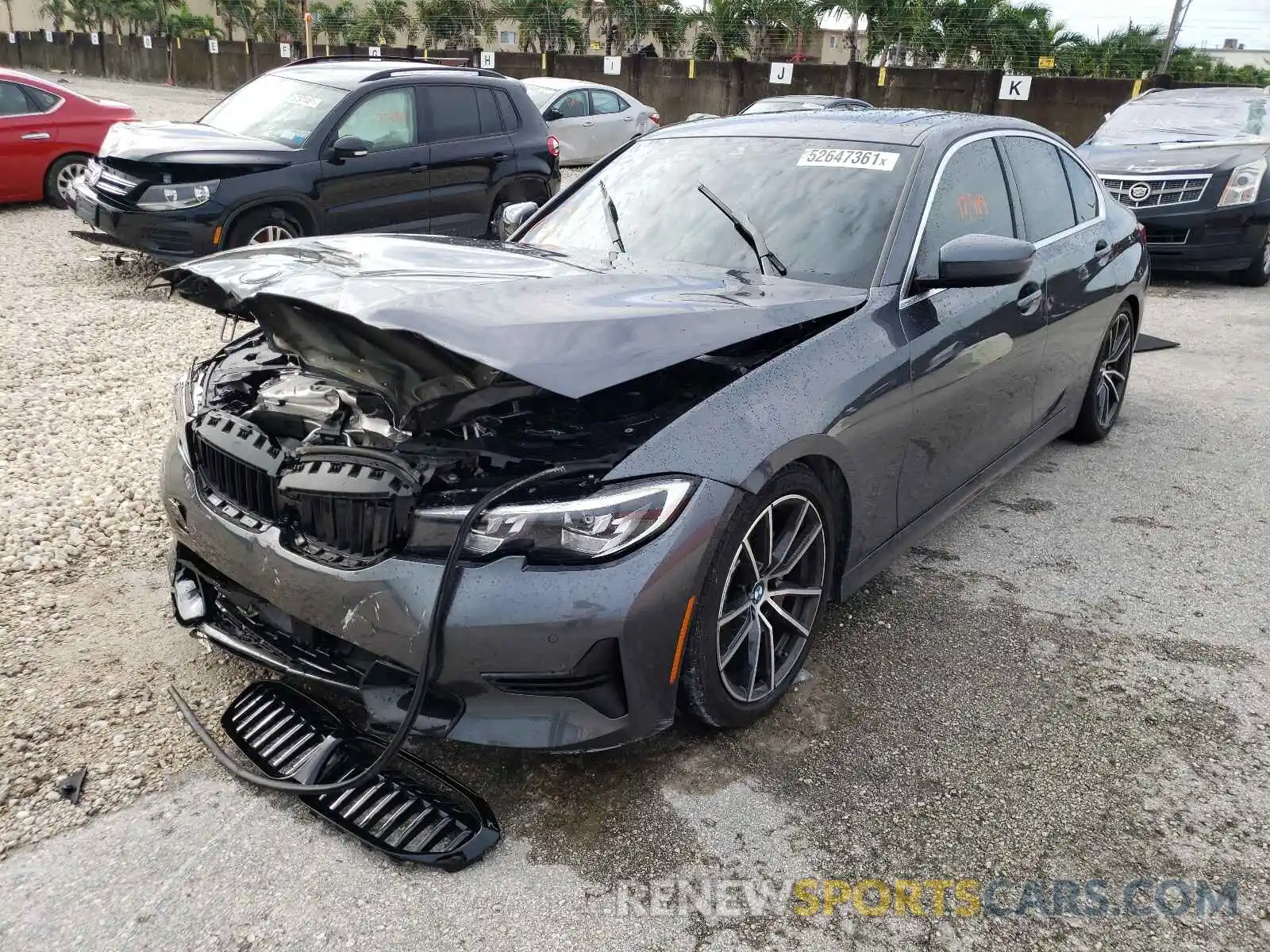 2 Photograph of a damaged car 3MW5R1J04L8B36185 BMW 3 SERIES 2020