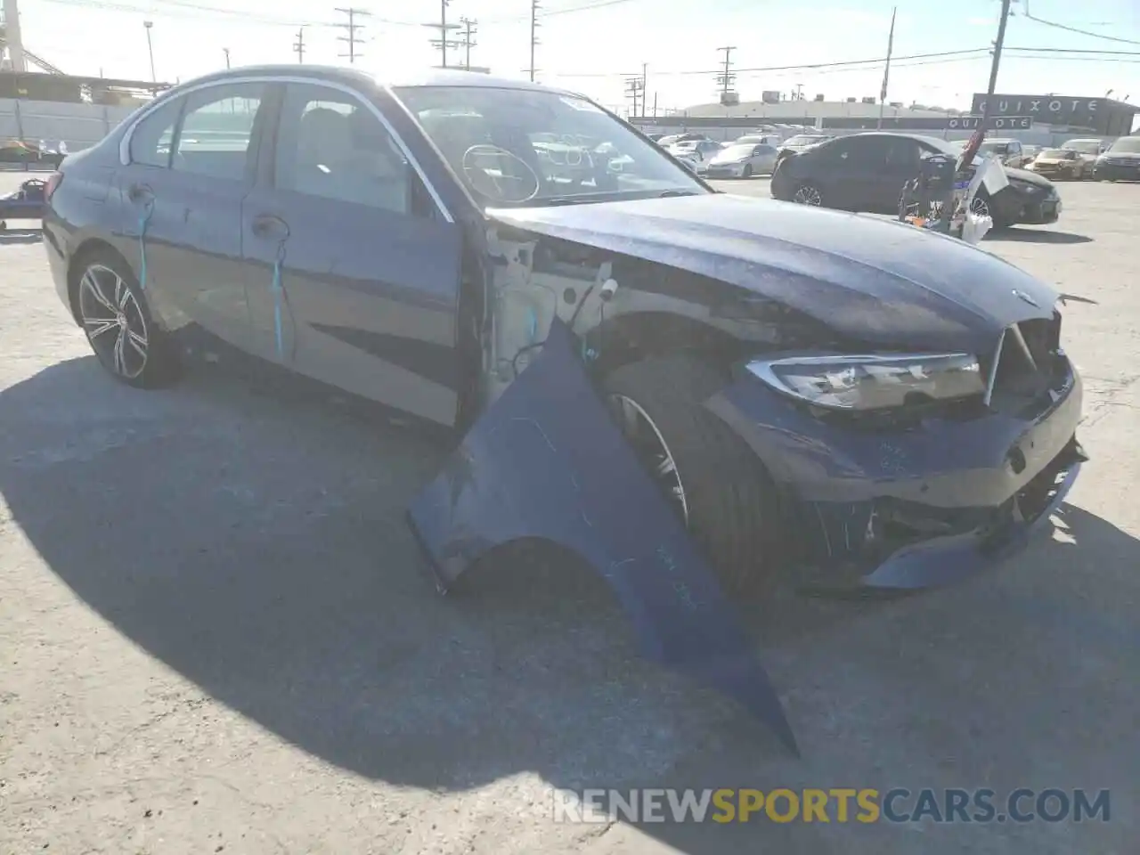 1 Photograph of a damaged car 3MW5R1J04L8B38003 BMW 3 SERIES 2020