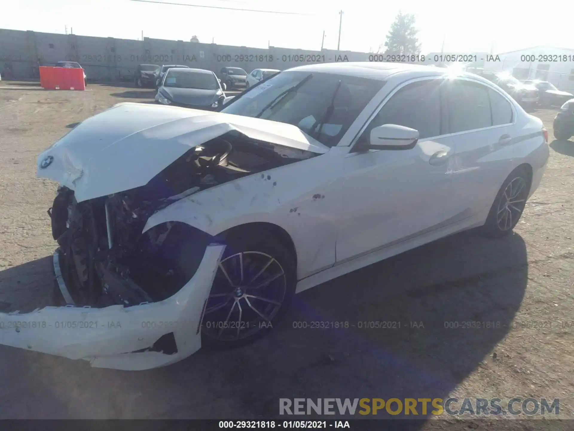 2 Photograph of a damaged car 3MW5R1J05L8B05835 BMW 3 SERIES 2020