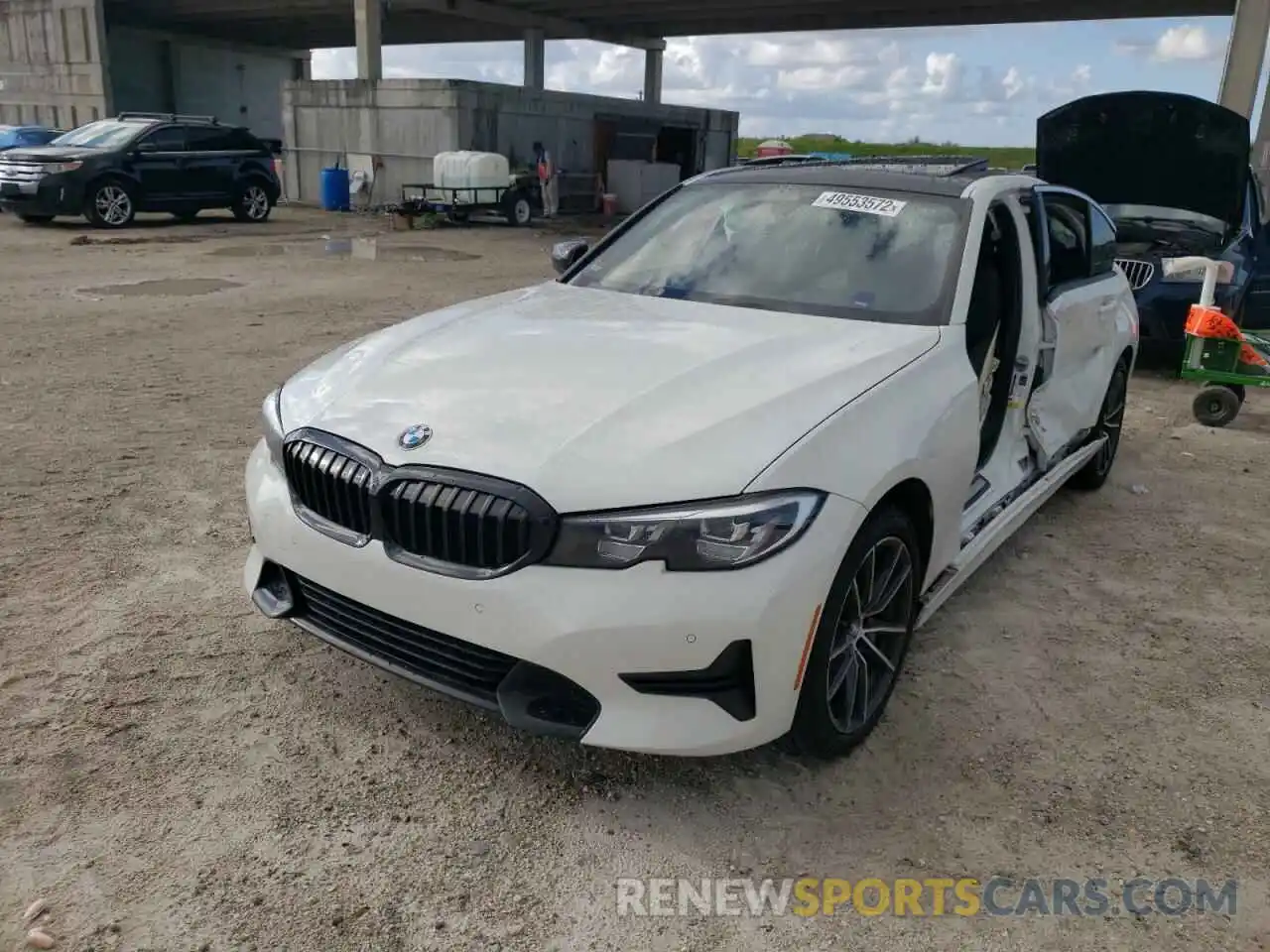 2 Photograph of a damaged car 3MW5R1J05L8B05883 BMW 3 SERIES 2020