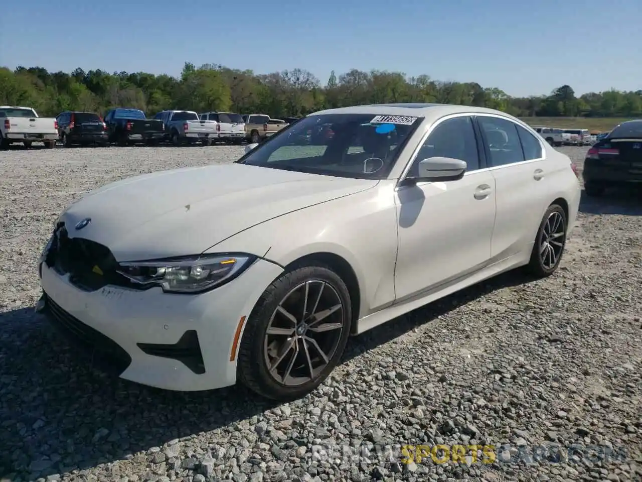 2 Photograph of a damaged car 3MW5R1J05L8B07570 BMW 3 SERIES 2020