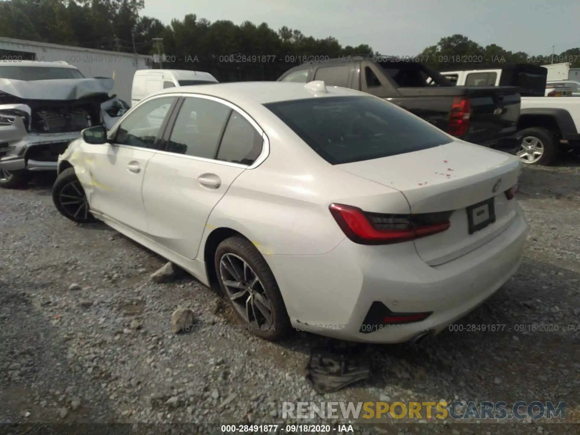 3 Photograph of a damaged car 3MW5R1J05L8B07651 BMW 3 SERIES 2020