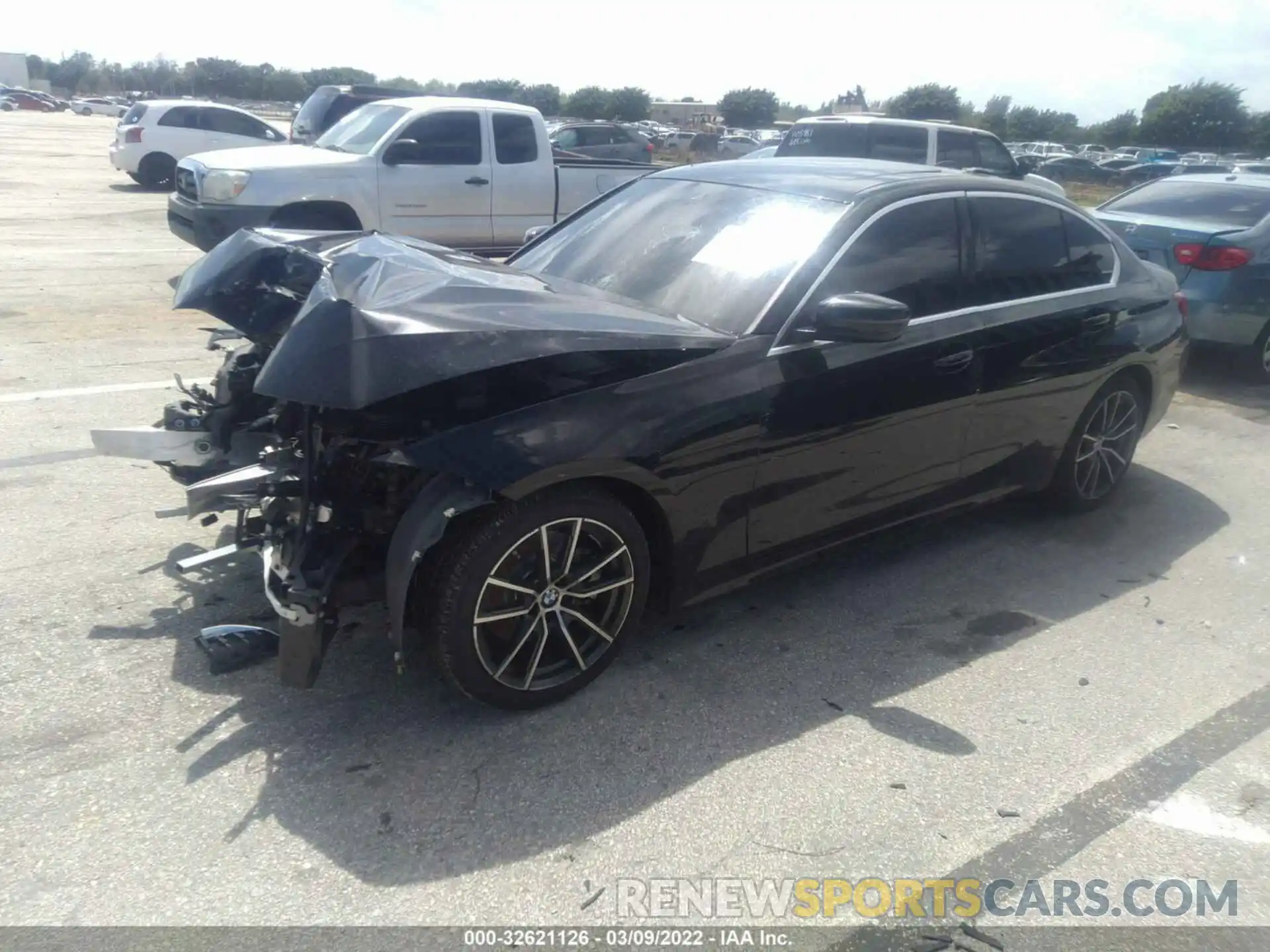 2 Photograph of a damaged car 3MW5R1J05L8B12123 BMW 3 SERIES 2020