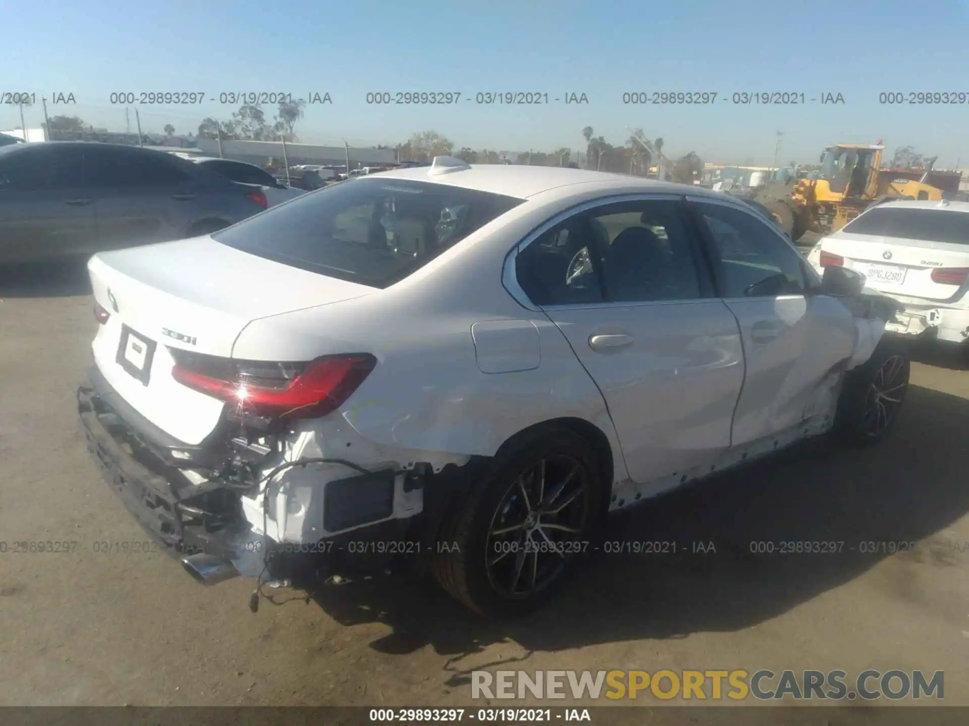 4 Photograph of a damaged car 3MW5R1J05L8B12882 BMW 3 SERIES 2020