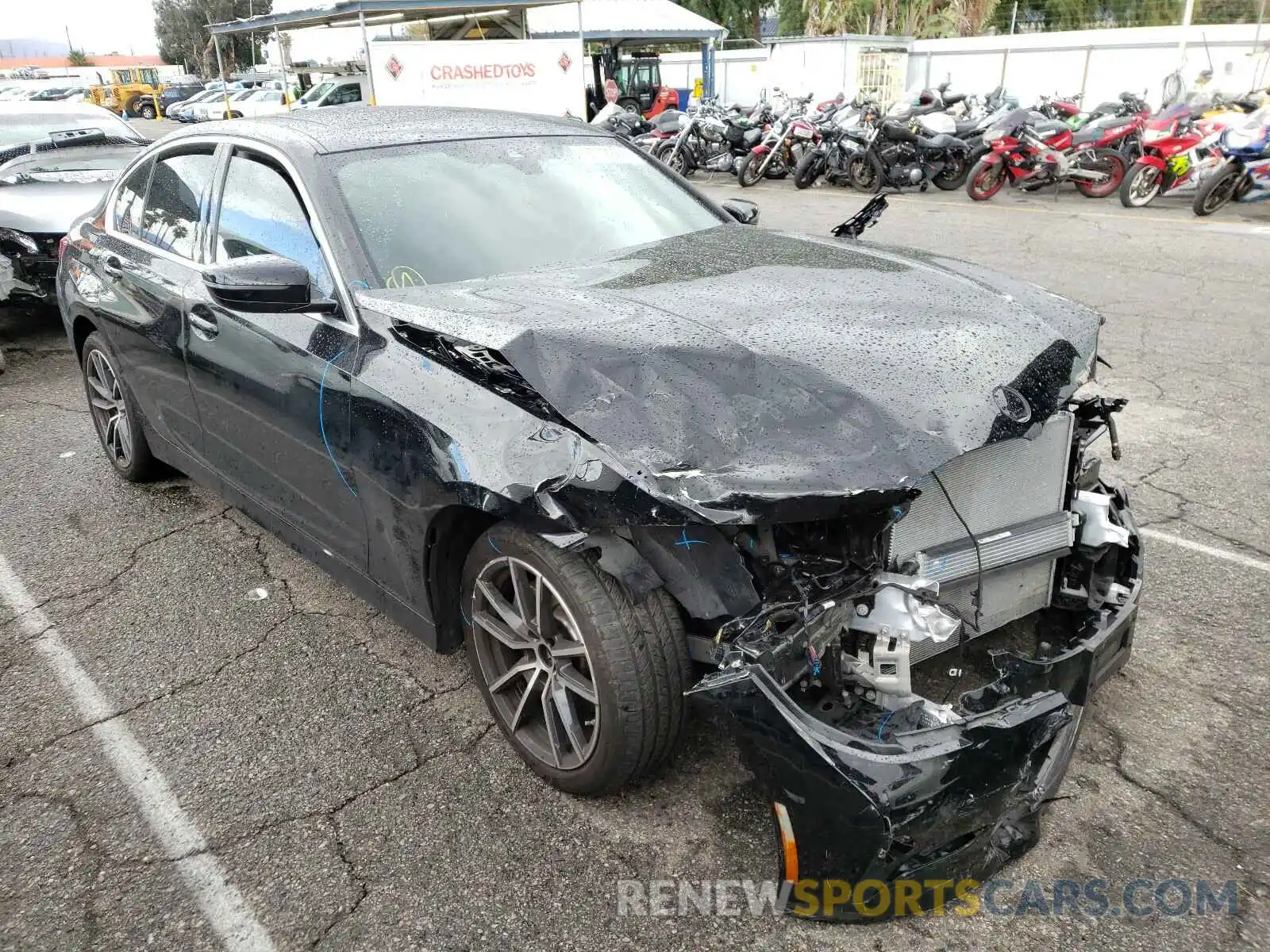 1 Фотография поврежденного автомобиля 3MW5R1J05L8B16365 BMW 3 SERIES 2020