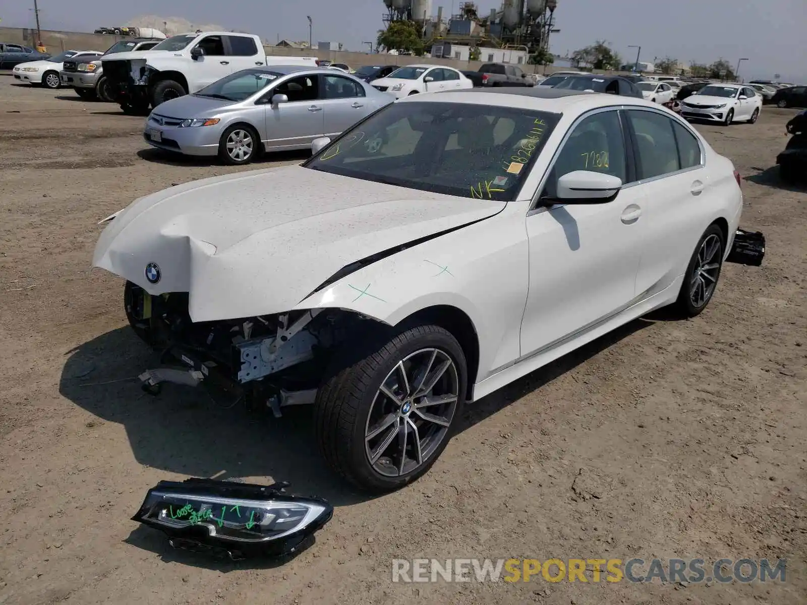 1 Photograph of a damaged car 3MW5R1J05L8B16401 BMW 3 SERIES 2020