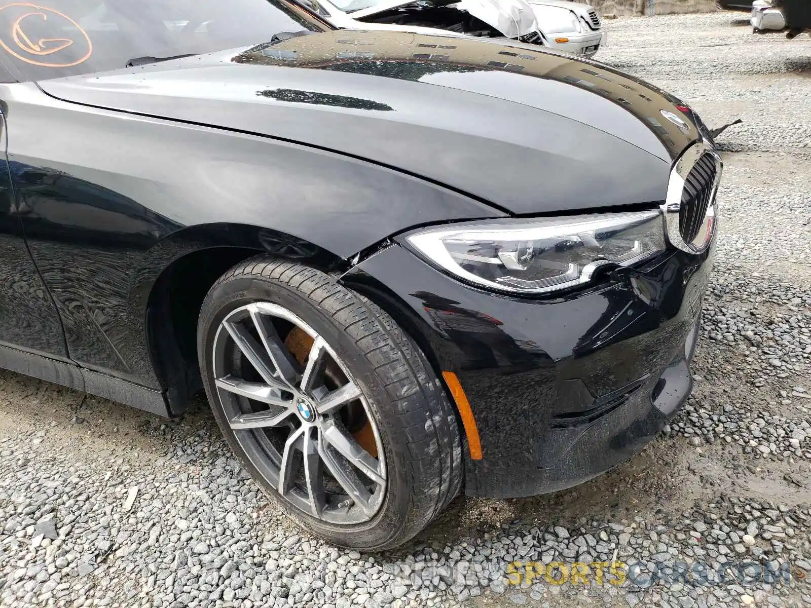 9 Фотография поврежденного автомобиля 3MW5R1J05L8B20688 BMW 3 SERIES 2020