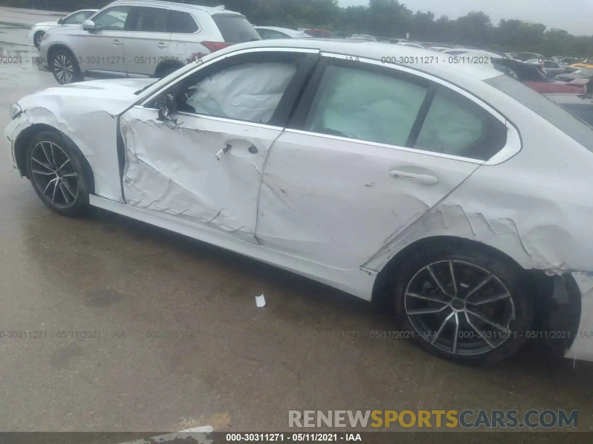 6 Фотография поврежденного автомобиля 3MW5R1J05L8B21064 BMW 3 SERIES 2020
