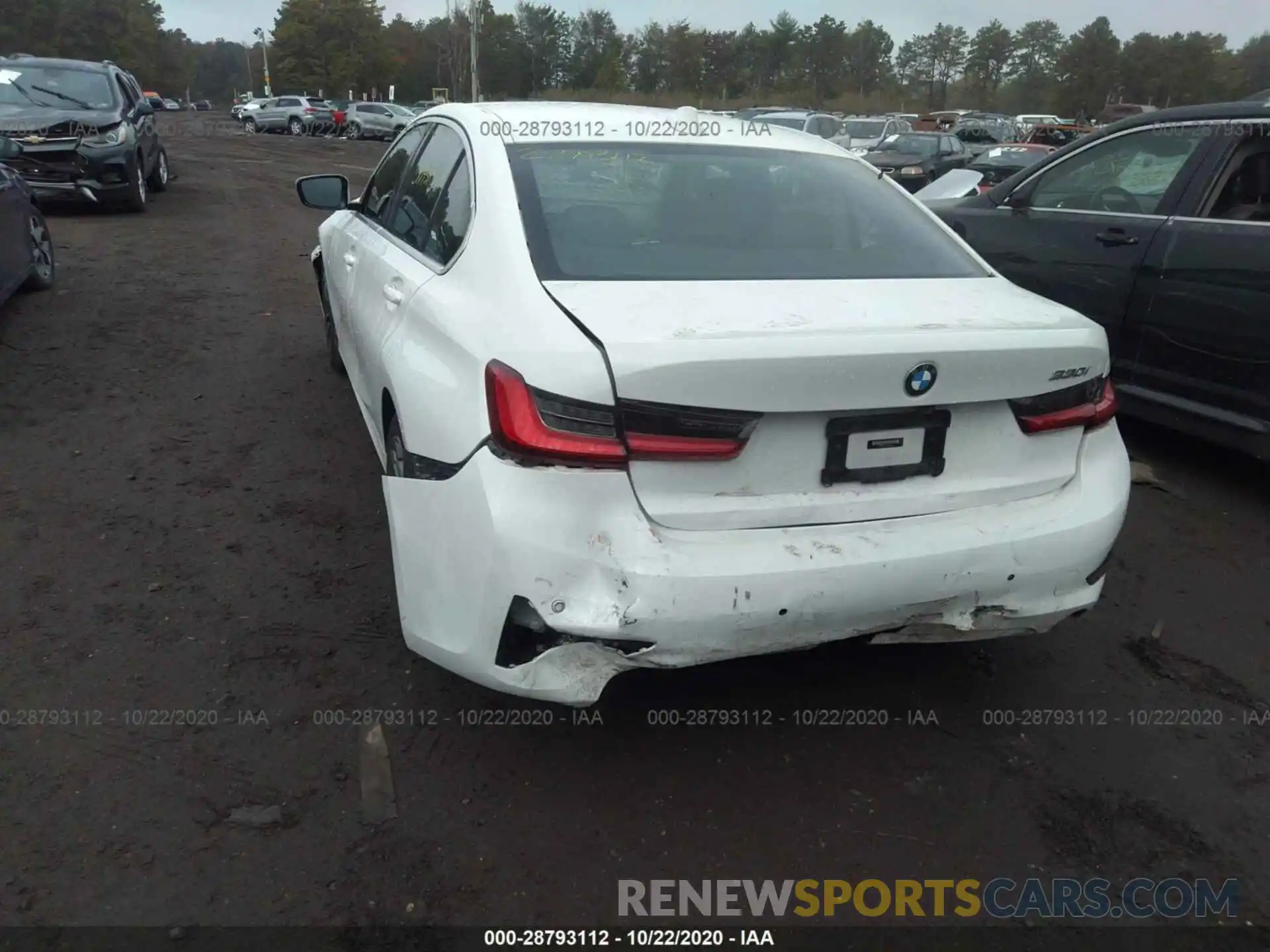 6 Фотография поврежденного автомобиля 3MW5R1J05L8B21551 BMW 3 SERIES 2020