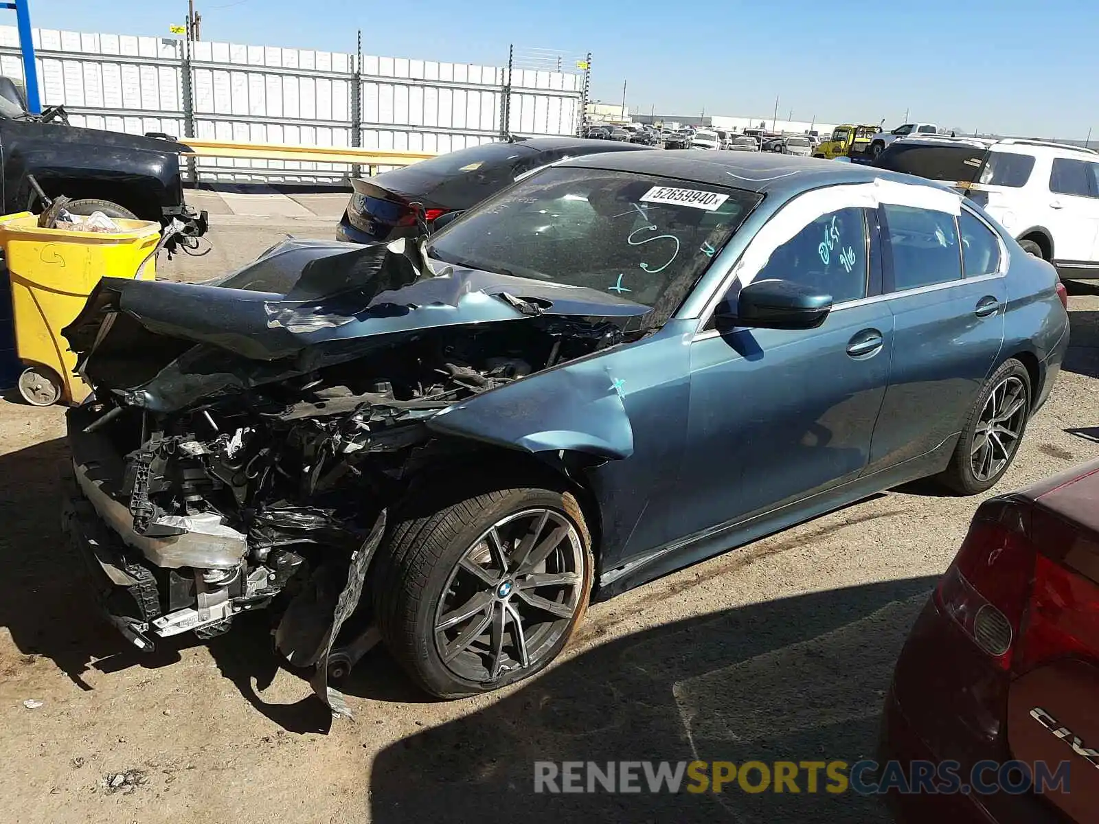 2 Photograph of a damaged car 3MW5R1J05L8B21582 BMW 3 SERIES 2020