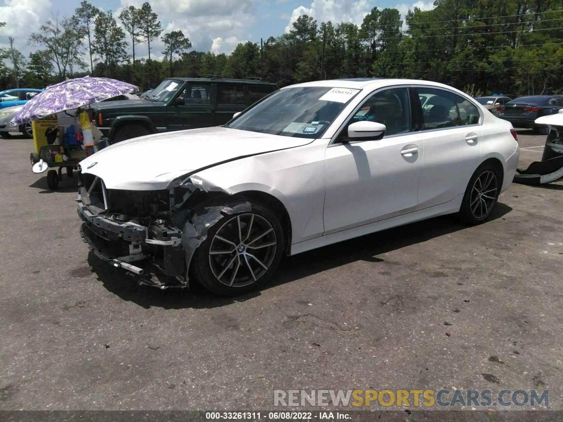 2 Photograph of a damaged car 3MW5R1J05L8B23588 BMW 3 SERIES 2020