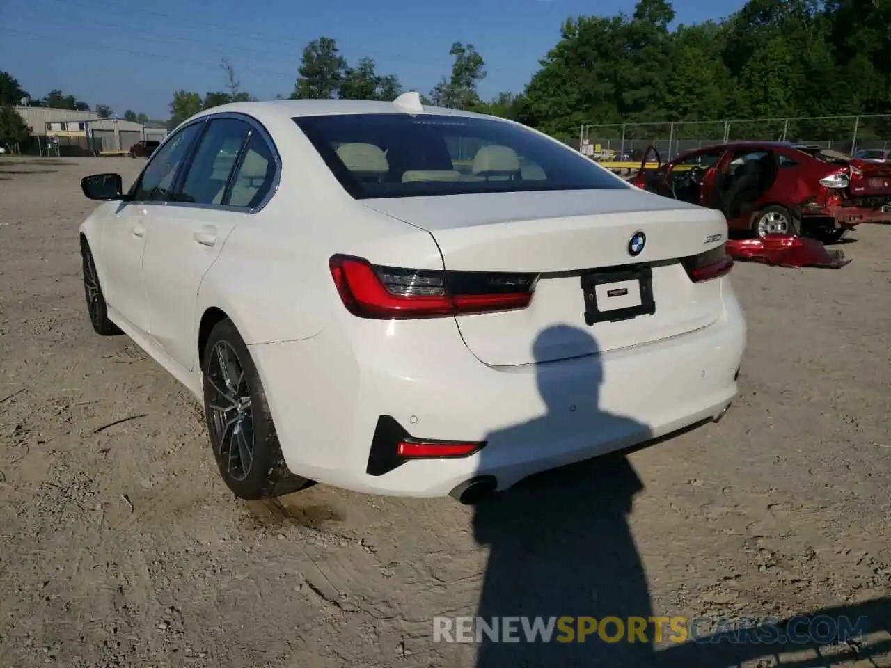 3 Photograph of a damaged car 3MW5R1J05L8B23901 BMW 3 SERIES 2020