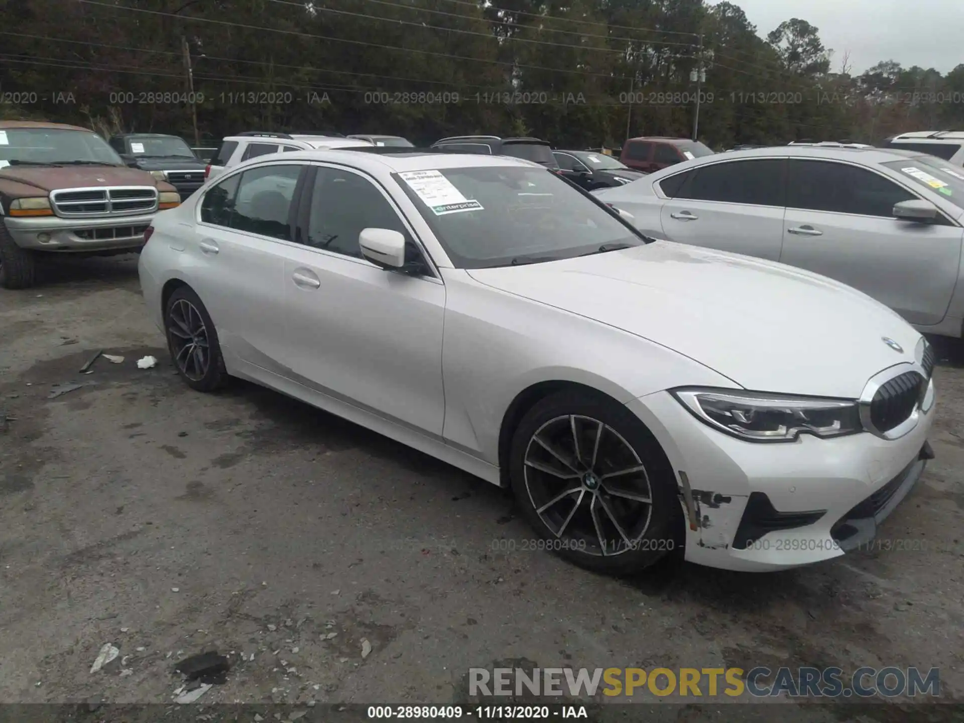 1 Photograph of a damaged car 3MW5R1J05L8B25289 BMW 3 SERIES 2020