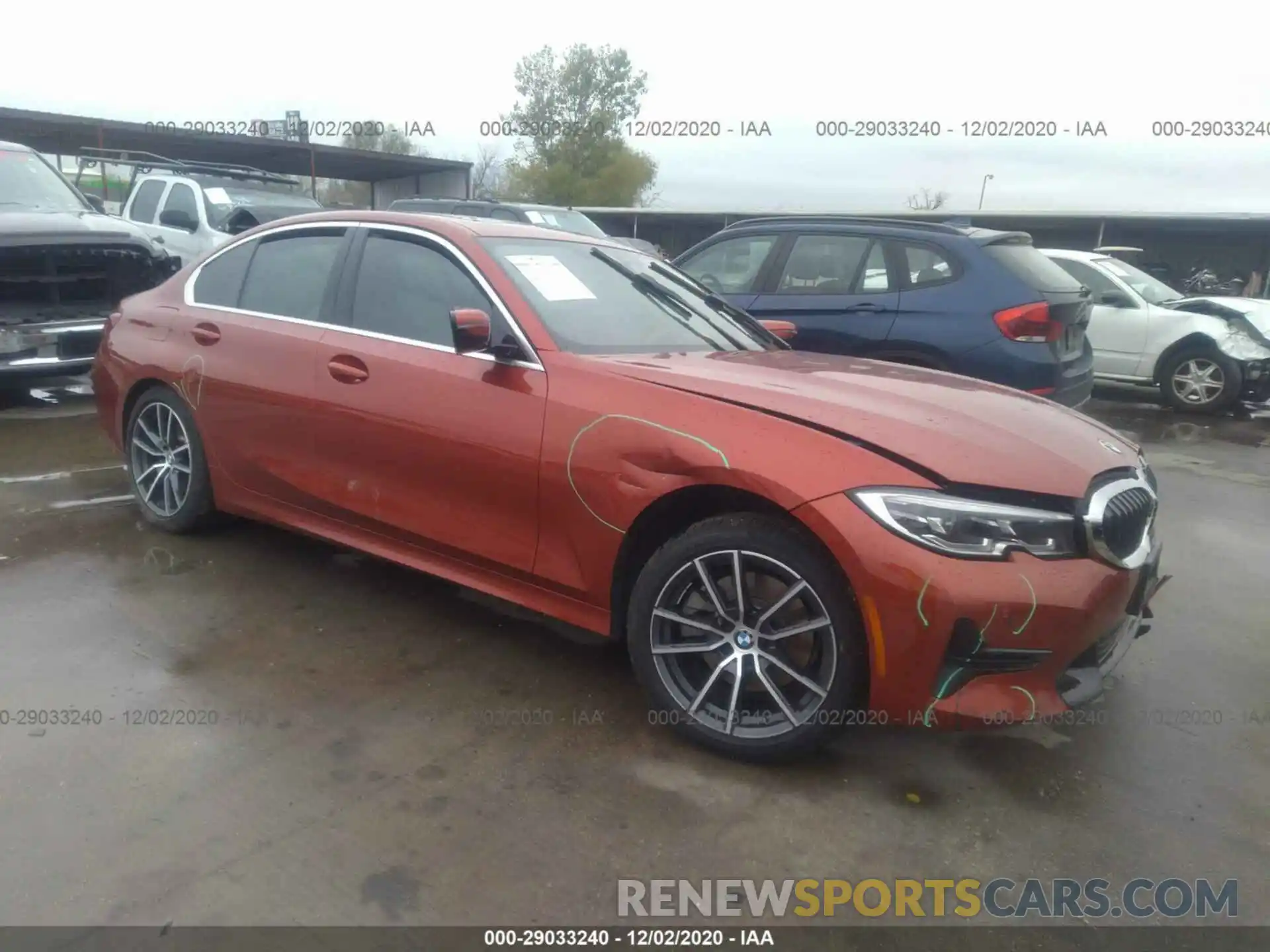 1 Photograph of a damaged car 3MW5R1J05L8B25647 BMW 3 SERIES 2020