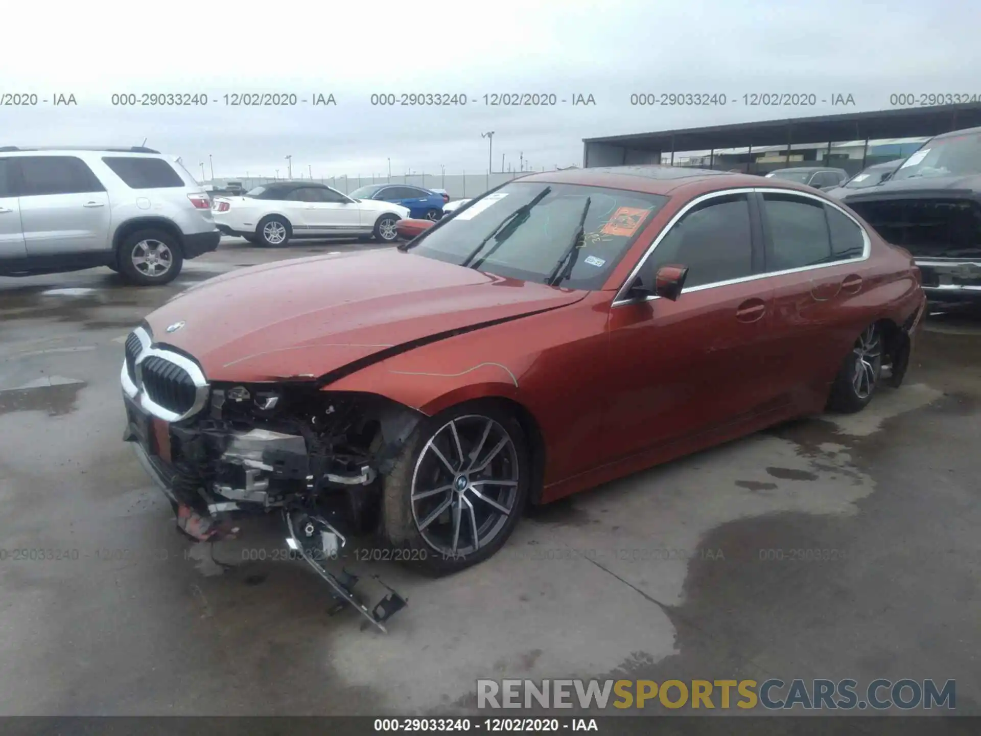 2 Photograph of a damaged car 3MW5R1J05L8B25647 BMW 3 SERIES 2020