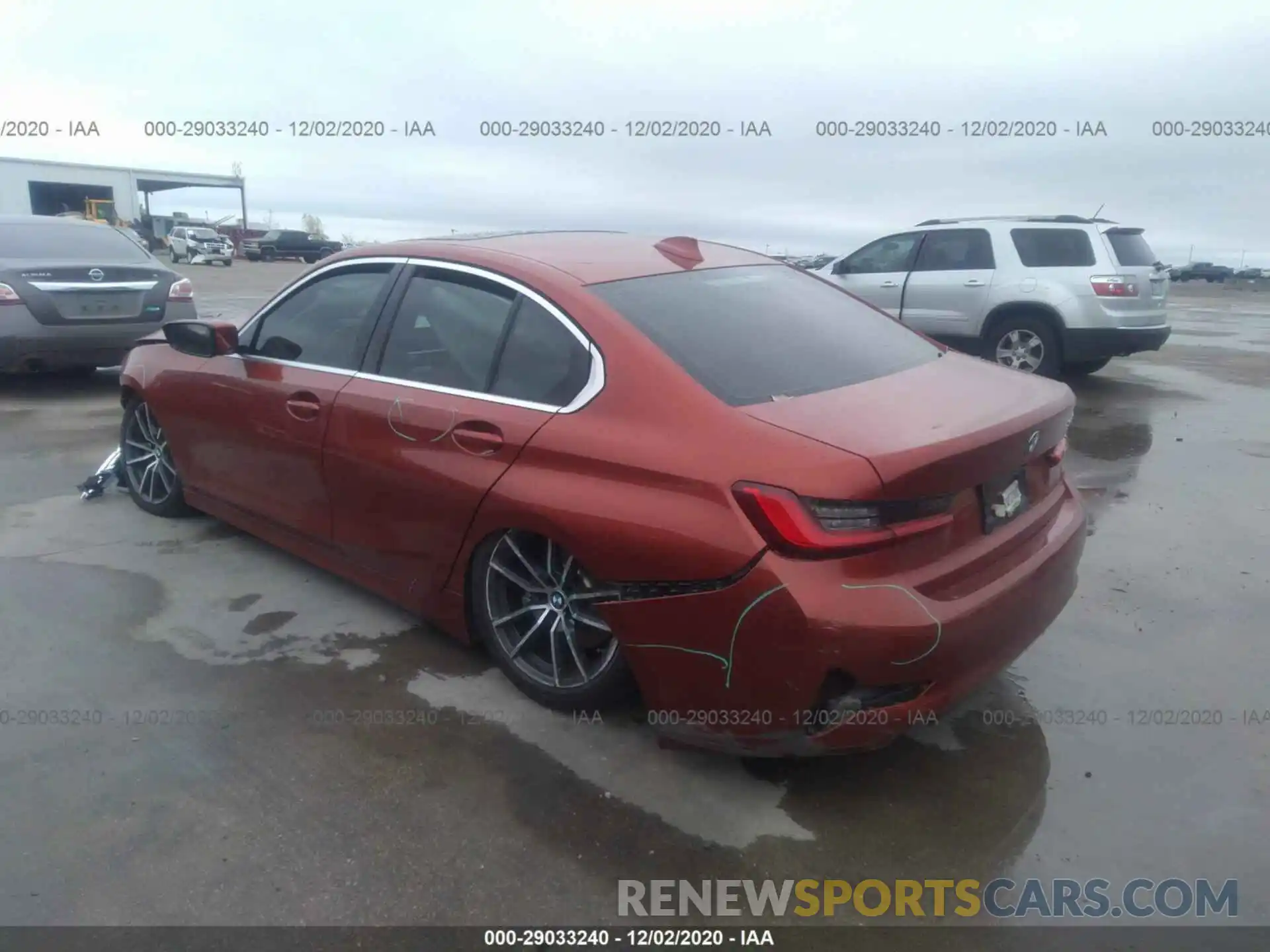 3 Photograph of a damaged car 3MW5R1J05L8B25647 BMW 3 SERIES 2020