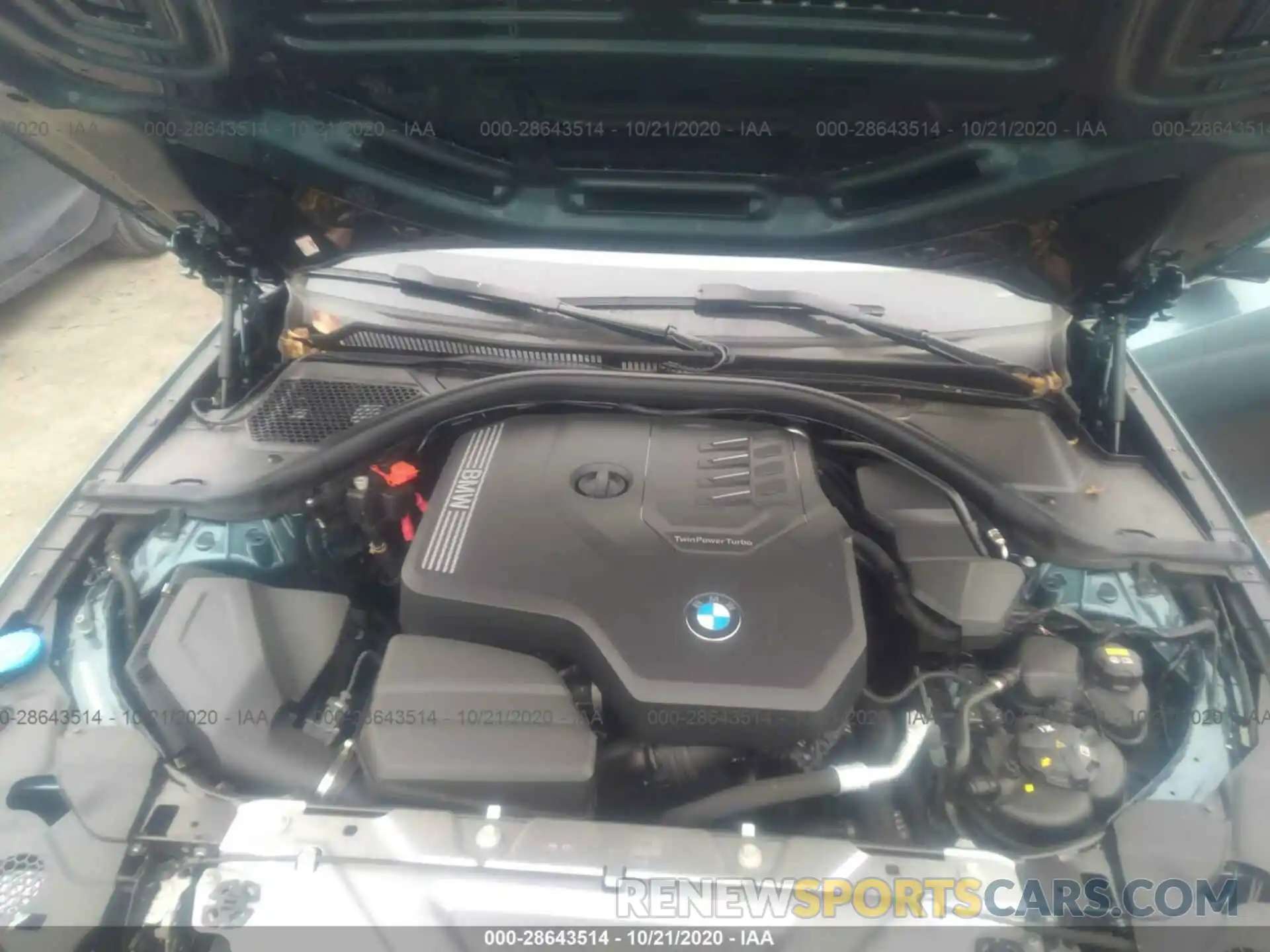 10 Фотография поврежденного автомобиля 3MW5R1J05L8B28175 BMW 3 SERIES 2020