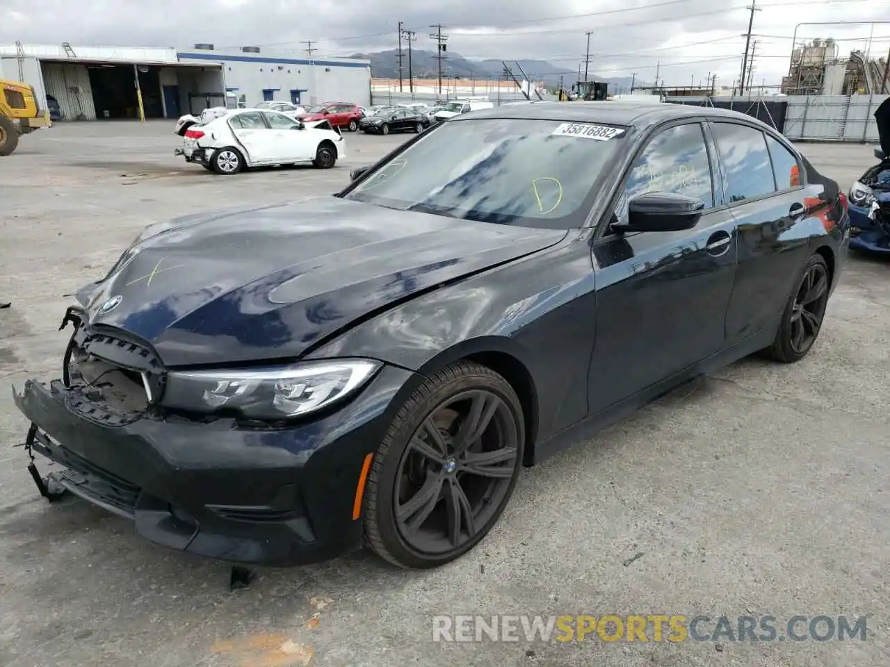 2 Photograph of a damaged car 3MW5R1J05L8B28791 BMW 3 SERIES 2020