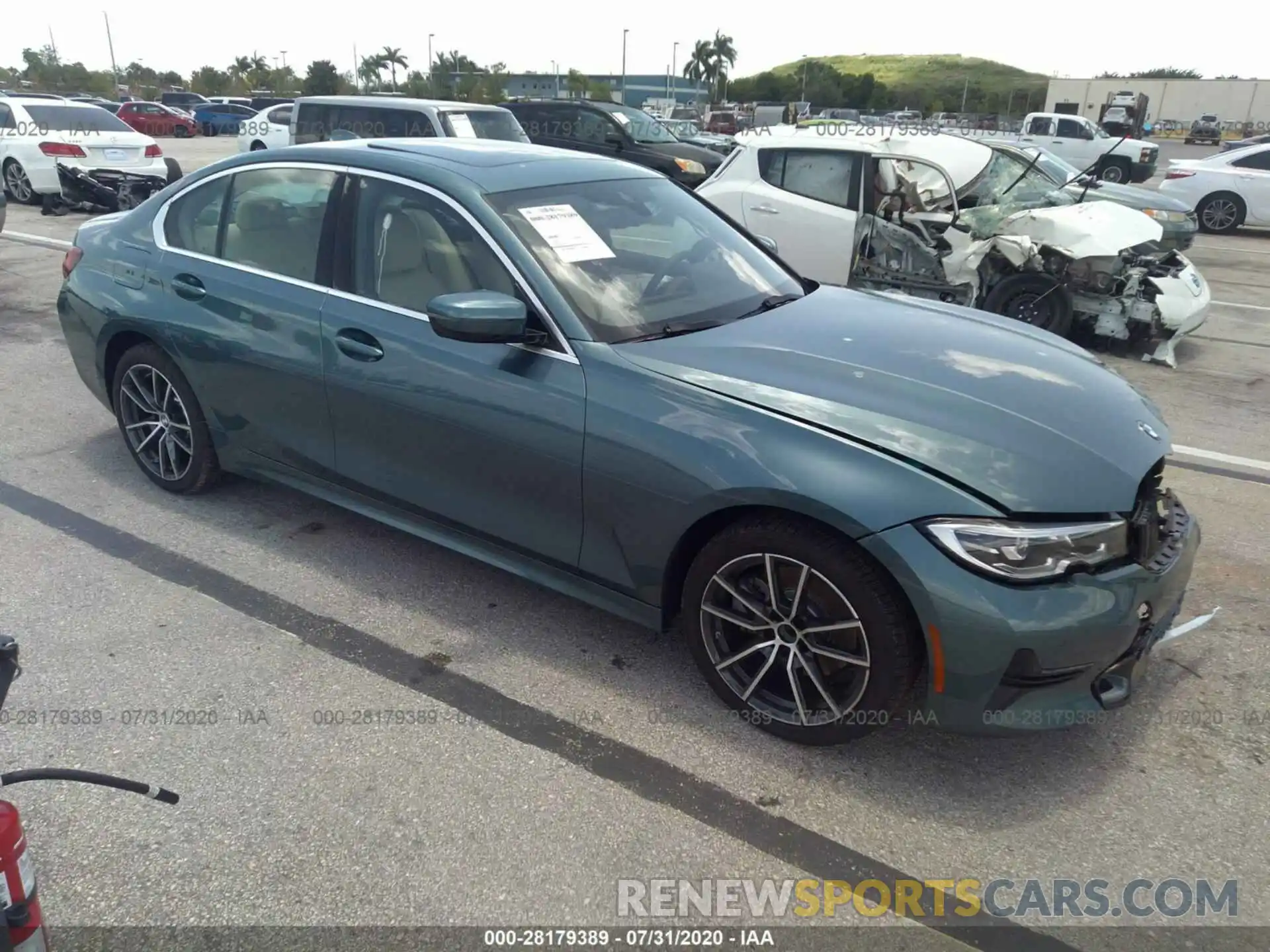 1 Photograph of a damaged car 3MW5R1J05L8B29326 BMW 3 SERIES 2020