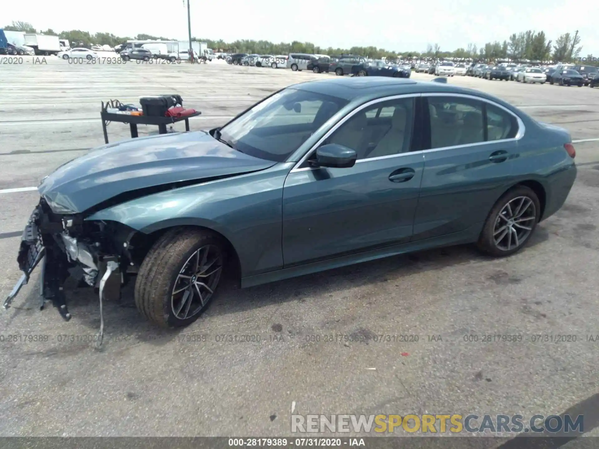 2 Фотография поврежденного автомобиля 3MW5R1J05L8B29326 BMW 3 SERIES 2020