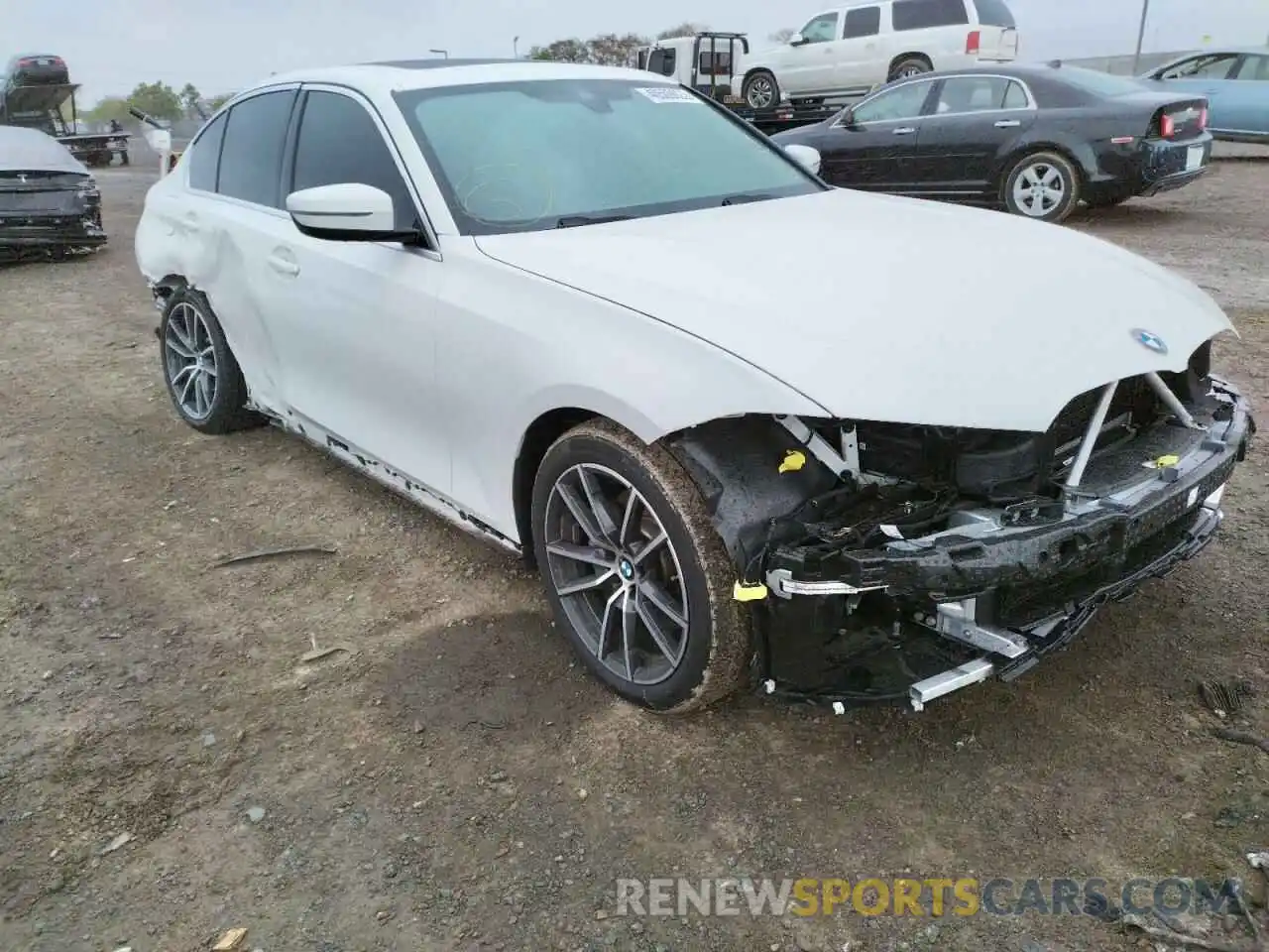 1 Photograph of a damaged car 3MW5R1J05L8B34655 BMW 3 SERIES 2020