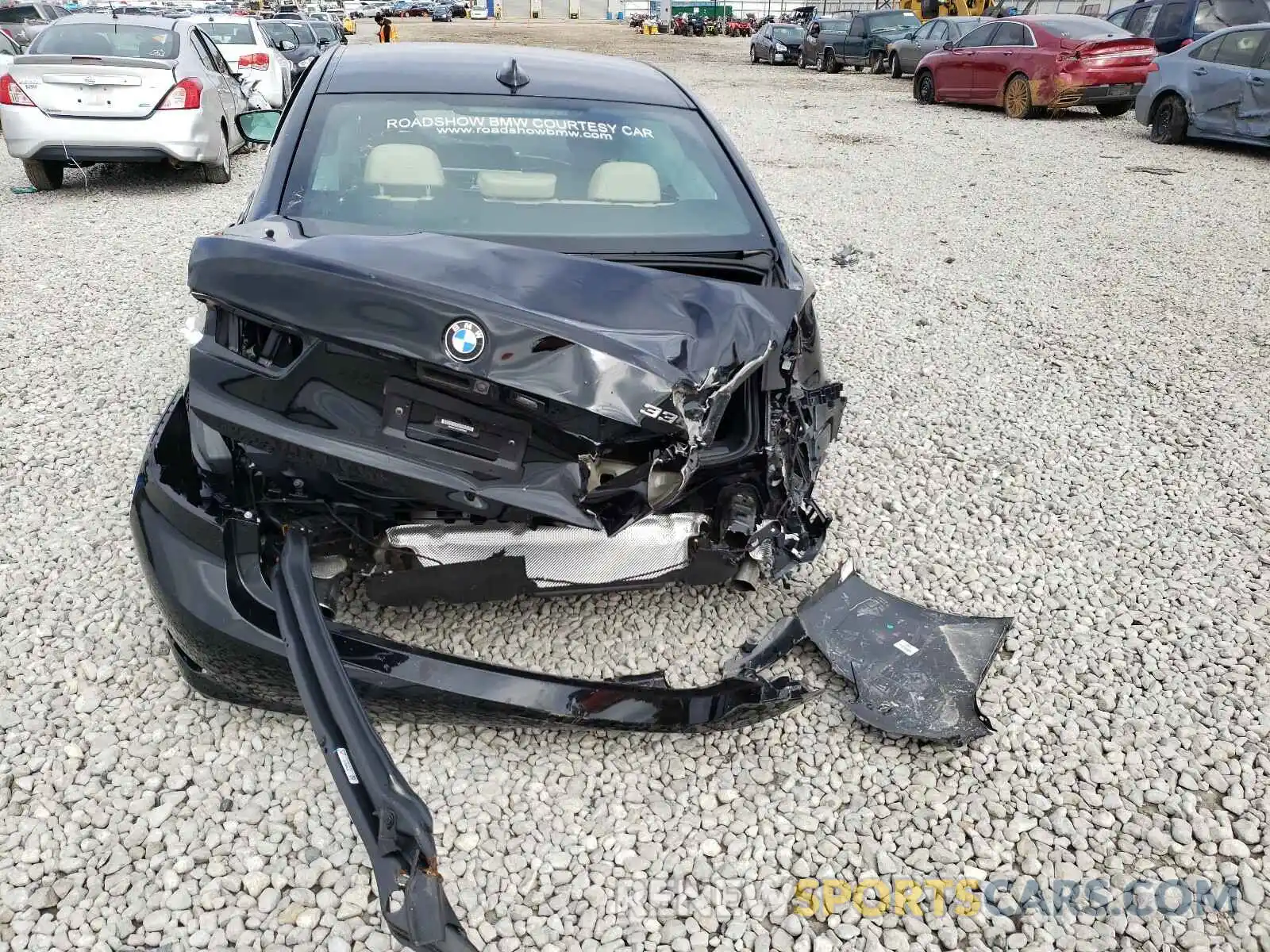 9 Фотография поврежденного автомобиля 3MW5R1J05L8B42898 BMW 3 SERIES 2020