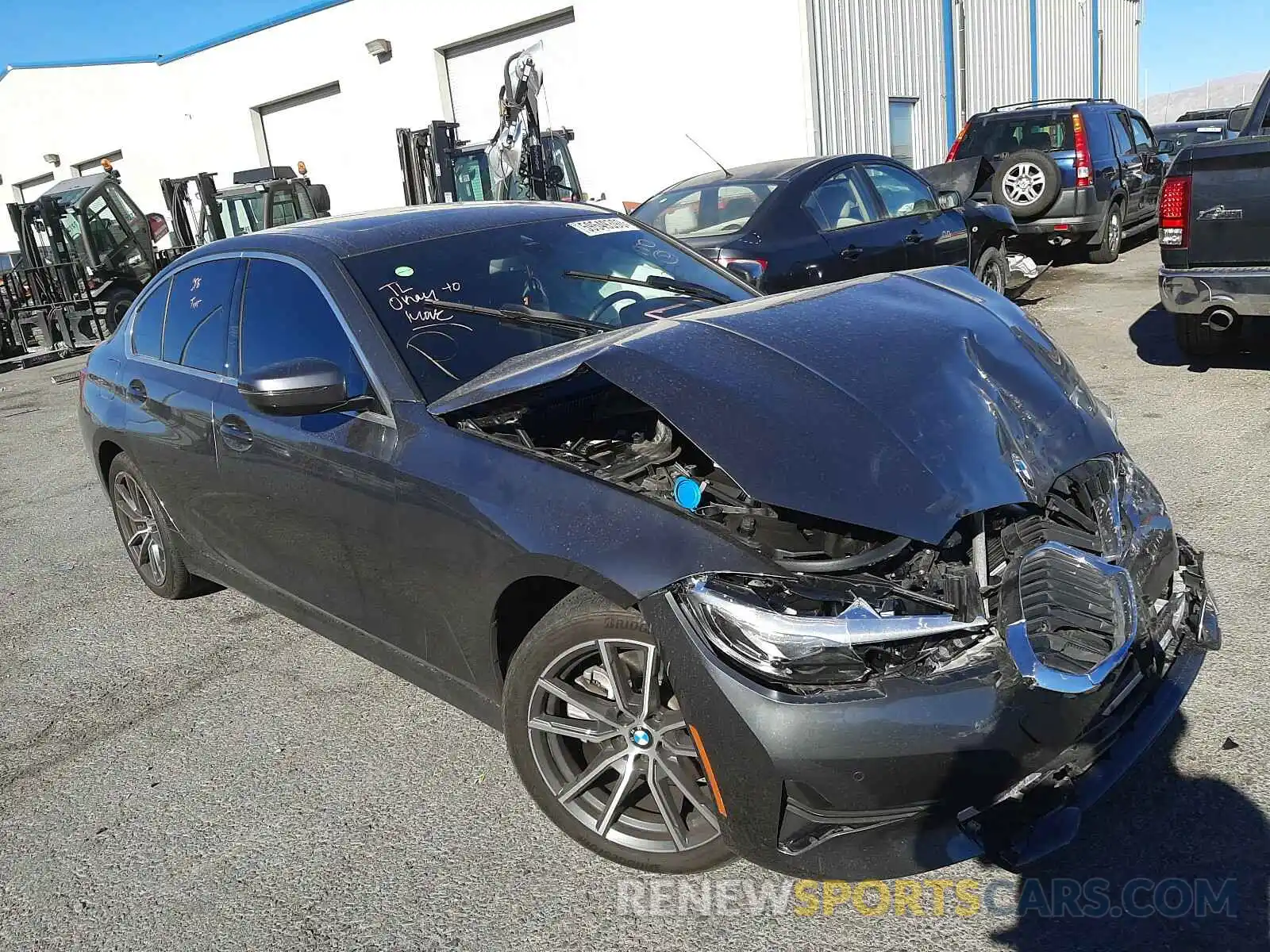 1 Фотография поврежденного автомобиля 3MW5R1J06L8B05133 BMW 3 SERIES 2020