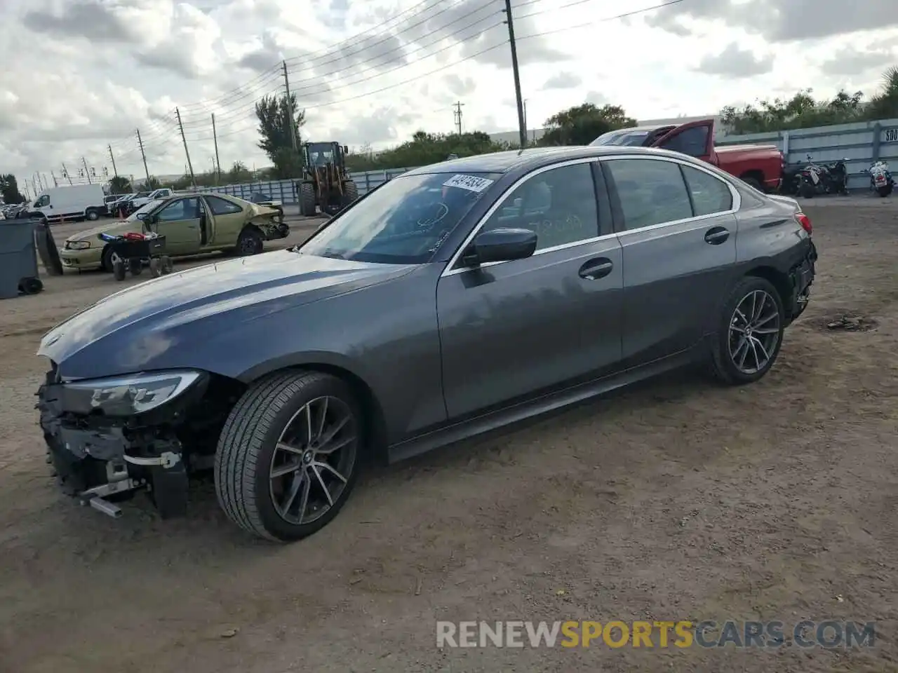 1 Photograph of a damaged car 3MW5R1J06L8B05200 BMW 3 SERIES 2020