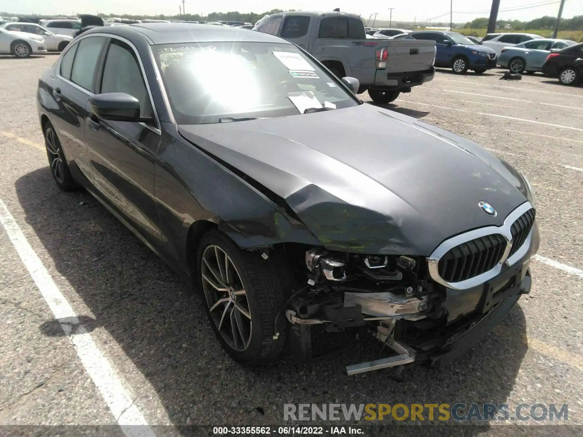 1 Photograph of a damaged car 3MW5R1J06L8B07240 BMW 3 SERIES 2020