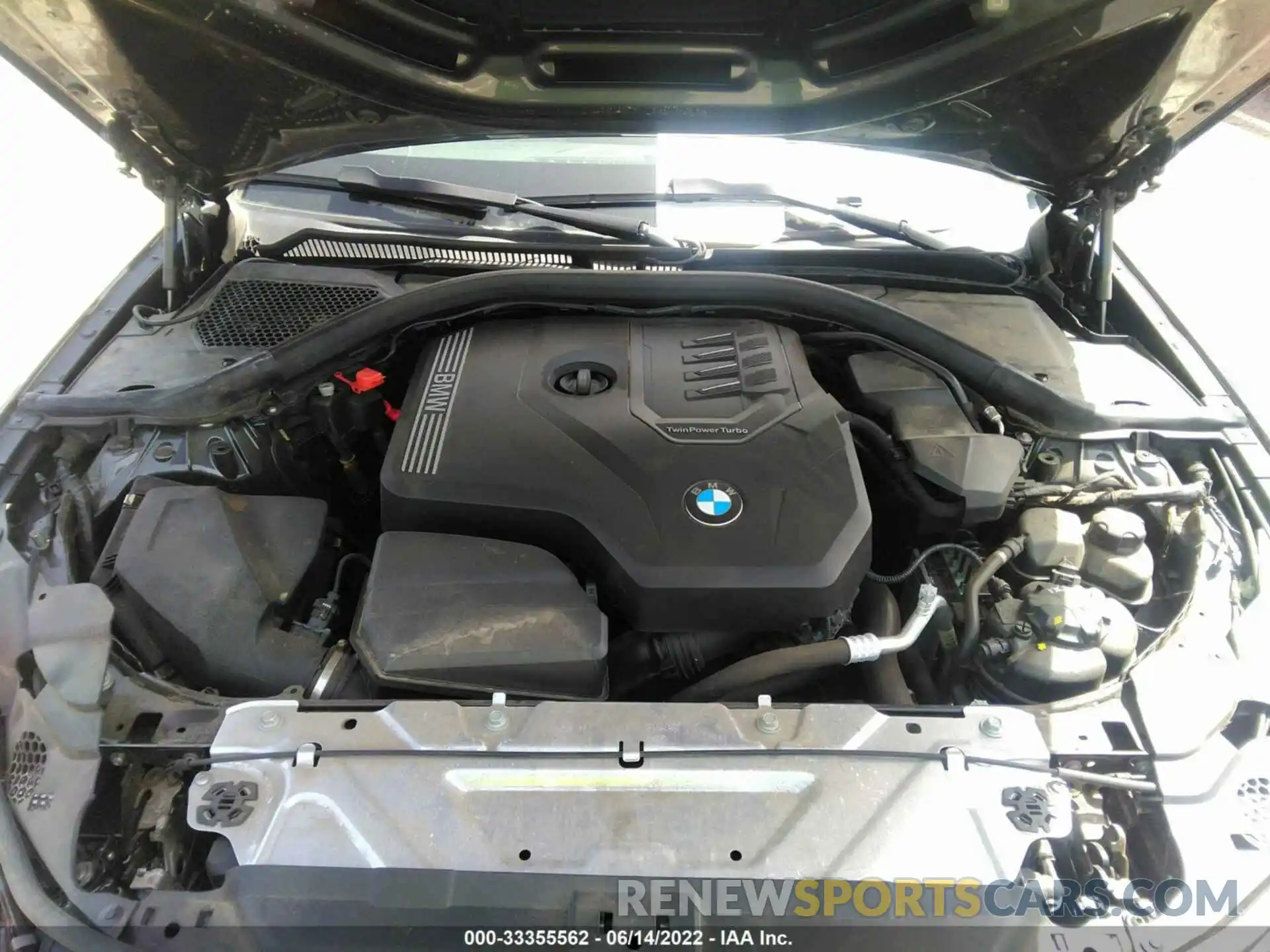 10 Фотография поврежденного автомобиля 3MW5R1J06L8B07240 BMW 3 SERIES 2020