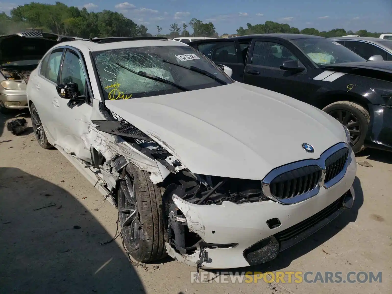 1 Photograph of a damaged car 3MW5R1J06L8B07366 BMW 3 SERIES 2020