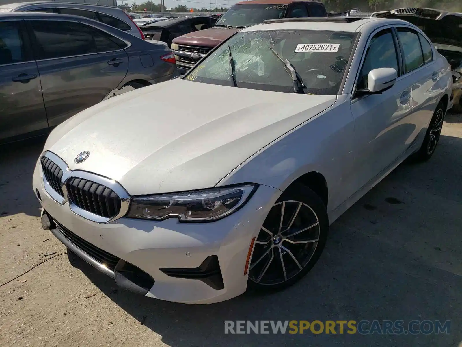 2 Photograph of a damaged car 3MW5R1J06L8B07366 BMW 3 SERIES 2020