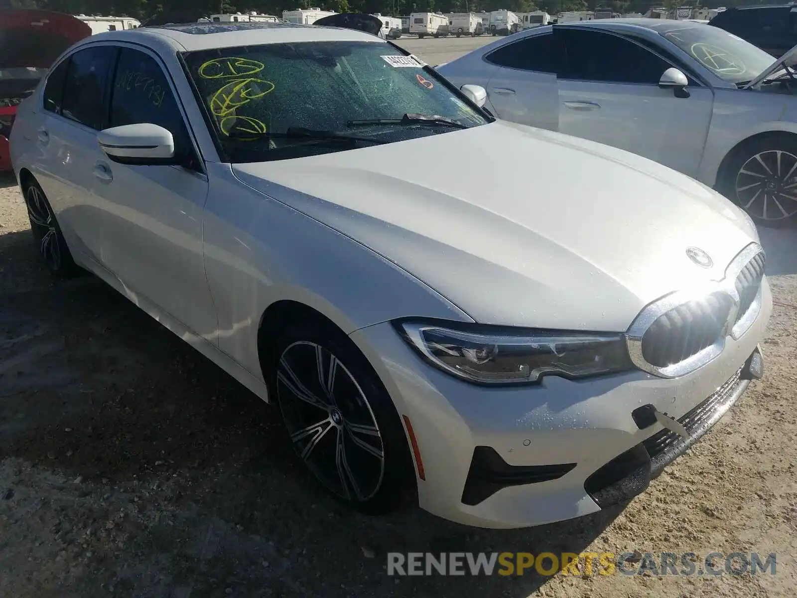 1 Photograph of a damaged car 3MW5R1J06L8B10185 BMW 3 SERIES 2020