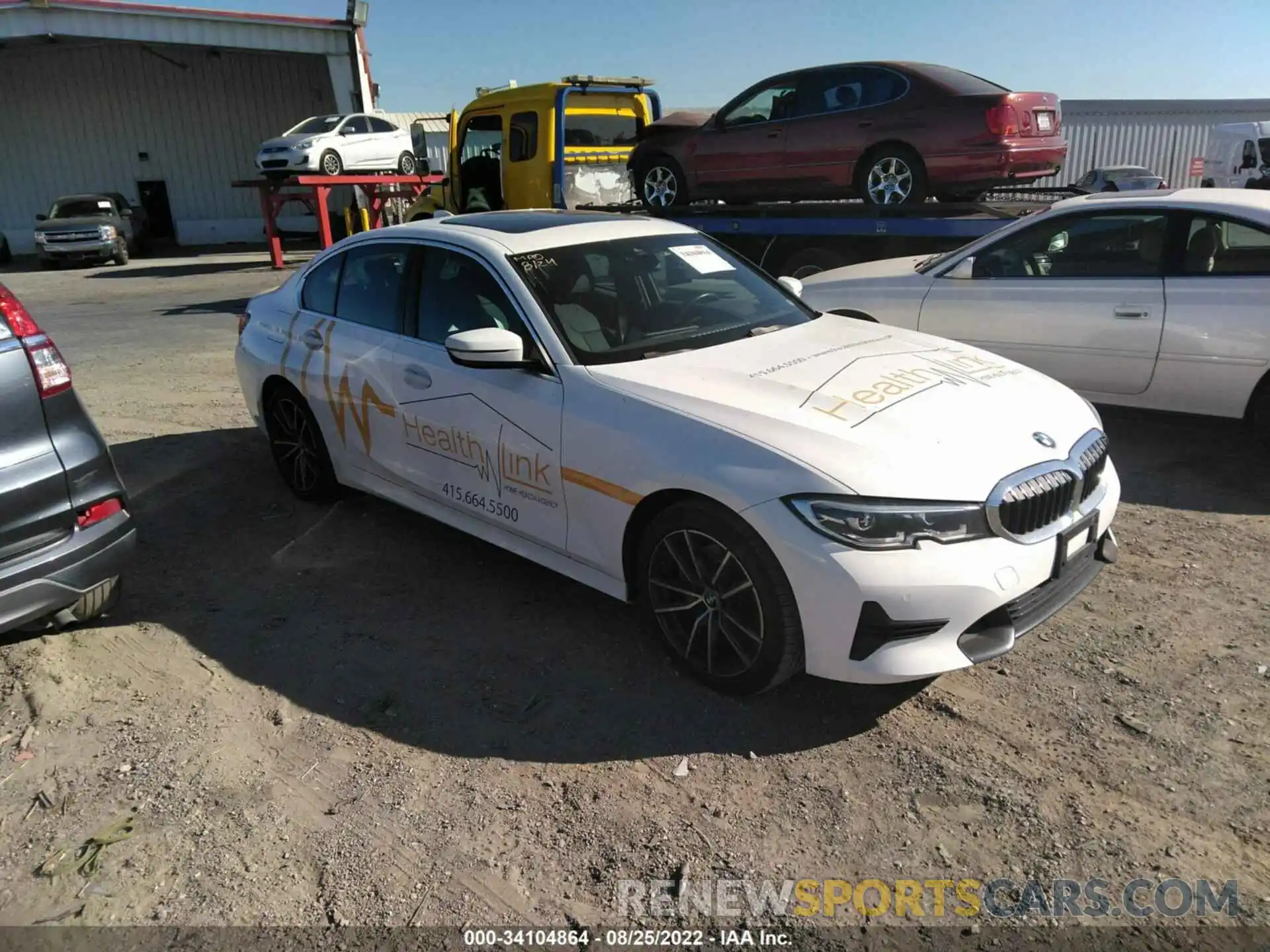 1 Фотография поврежденного автомобиля 3MW5R1J06L8B12597 BMW 3 SERIES 2020