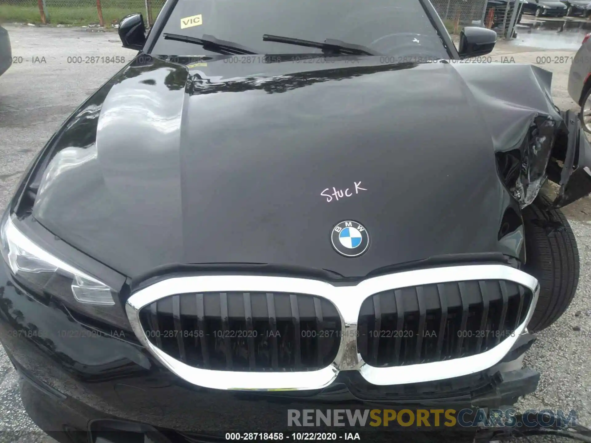 10 Фотография поврежденного автомобиля 3MW5R1J06L8B12650 BMW 3 SERIES 2020