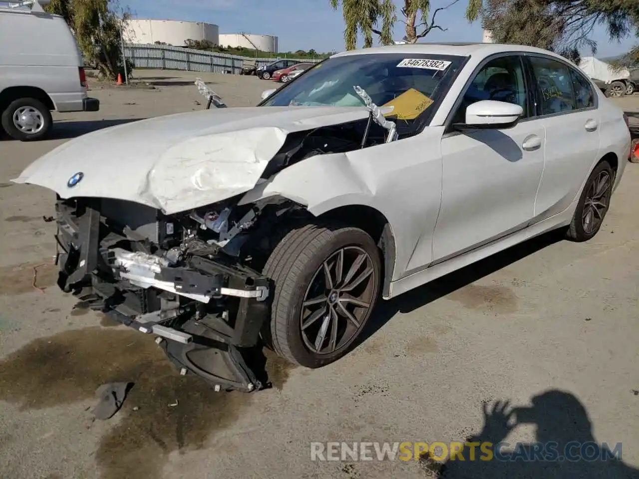 2 Photograph of a damaged car 3MW5R1J06L8B12714 BMW 3 SERIES 2020