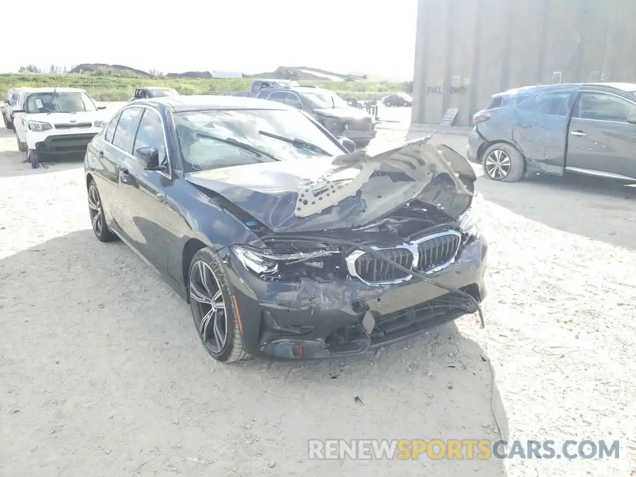 1 Photograph of a damaged car 3MW5R1J06L8B13846 BMW 3 SERIES 2020