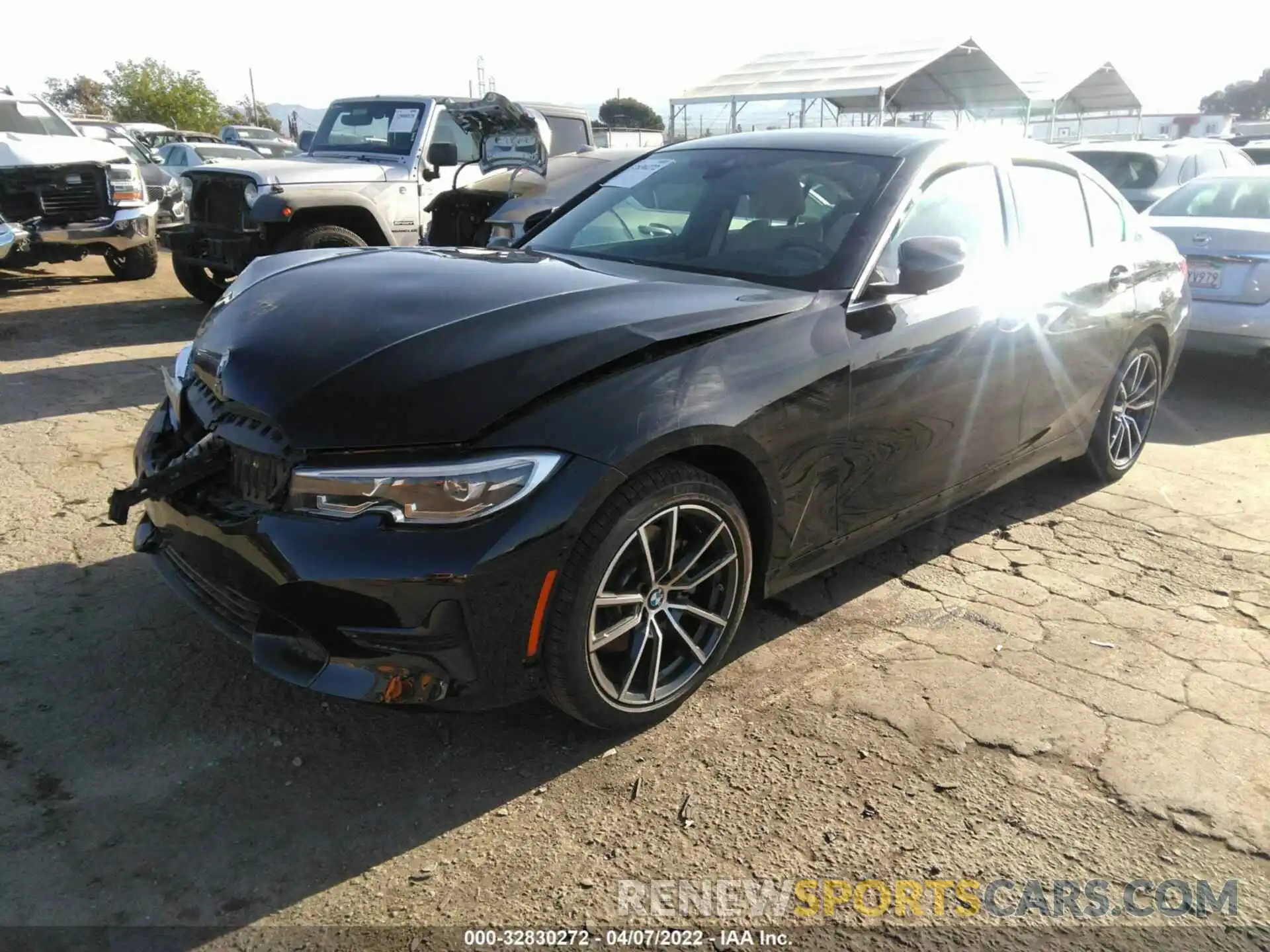 2 Photograph of a damaged car 3MW5R1J06L8B17038 BMW 3 SERIES 2020