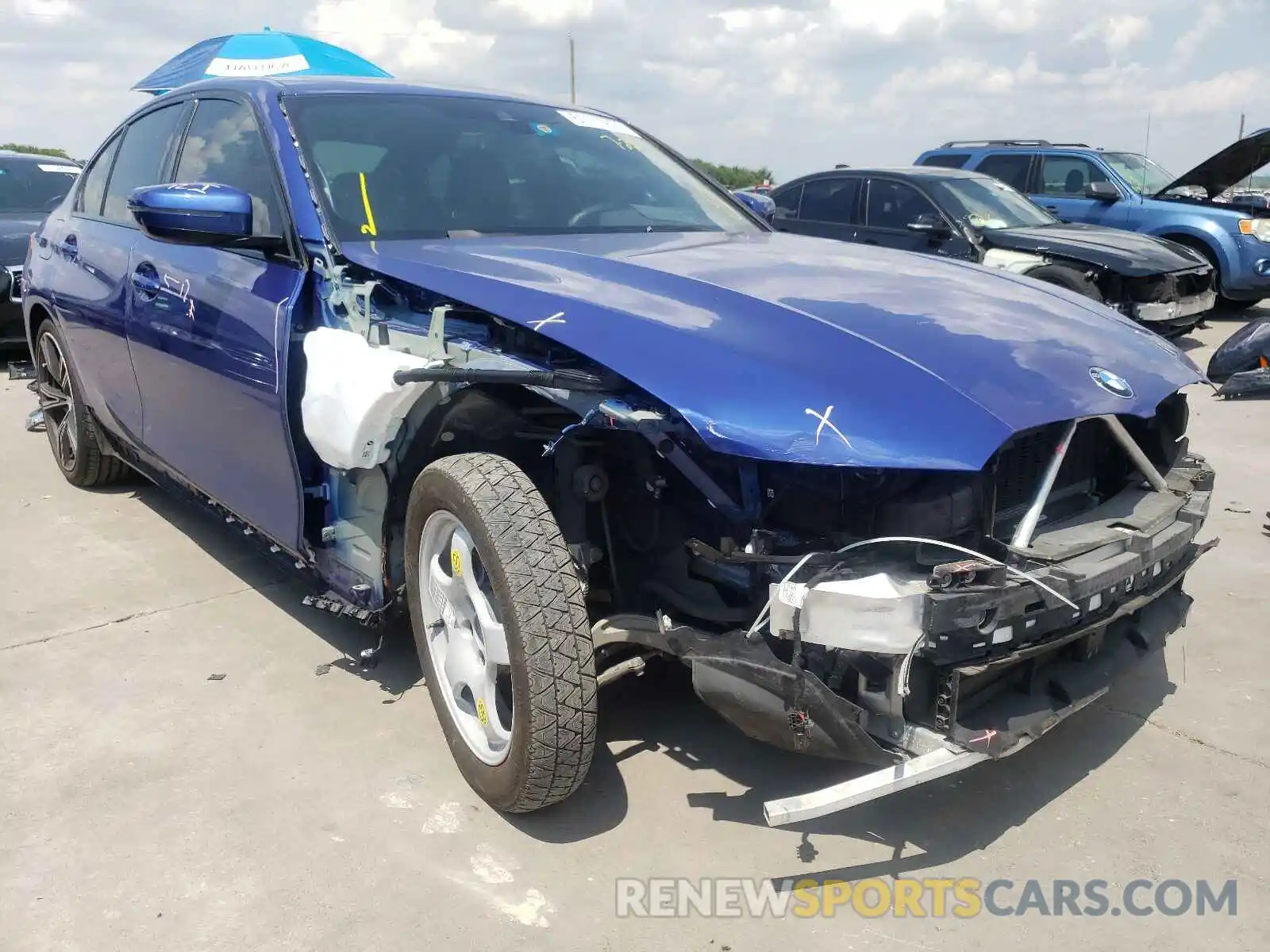 1 Photograph of a damaged car 3MW5R1J06L8B18464 BMW 3 SERIES 2020