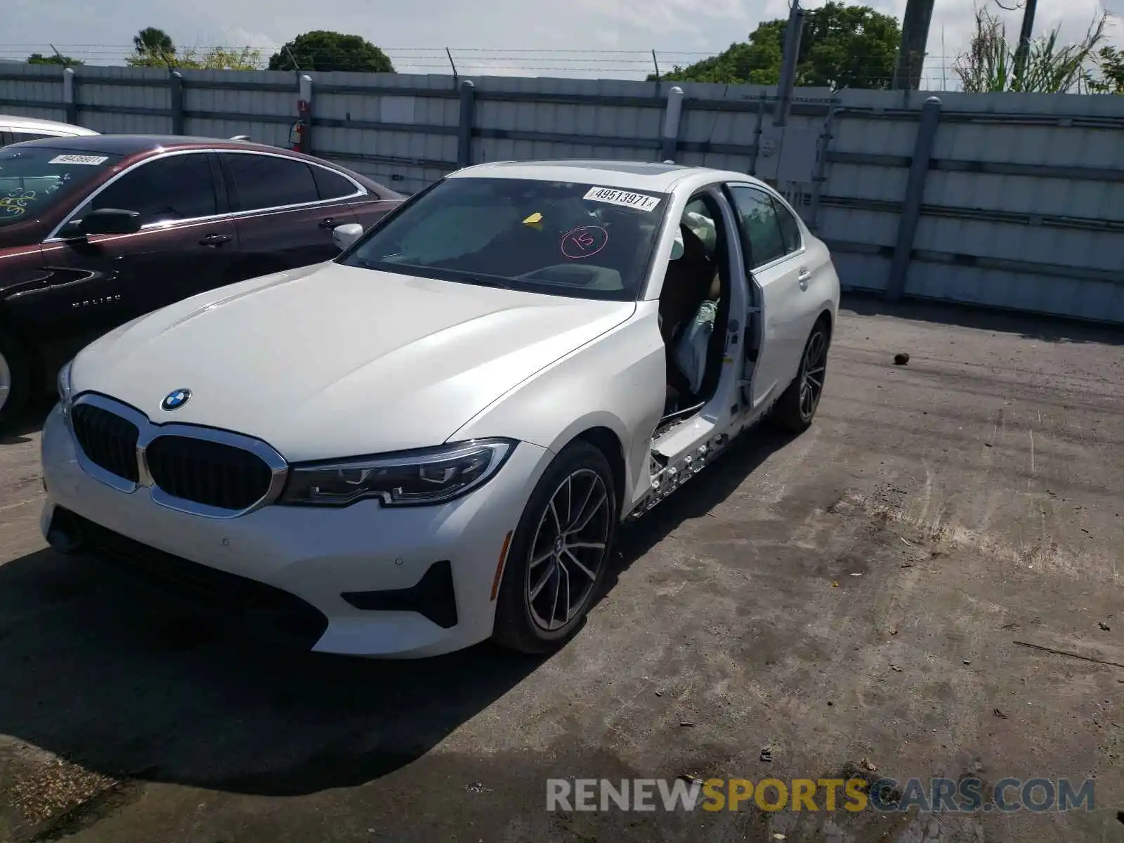 2 Photograph of a damaged car 3MW5R1J06L8B20229 BMW 3 SERIES 2020