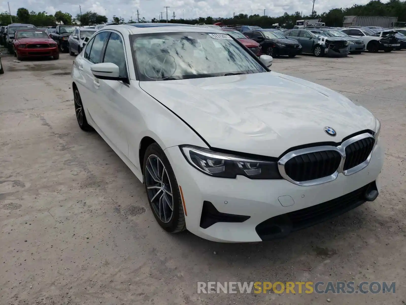 1 Photograph of a damaged car 3MW5R1J06L8B20375 BMW 3 SERIES 2020