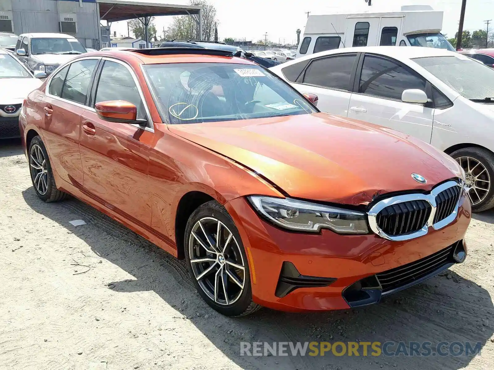 1 Photograph of a damaged car 3MW5R1J06L8B20845 BMW 3 SERIES 2020