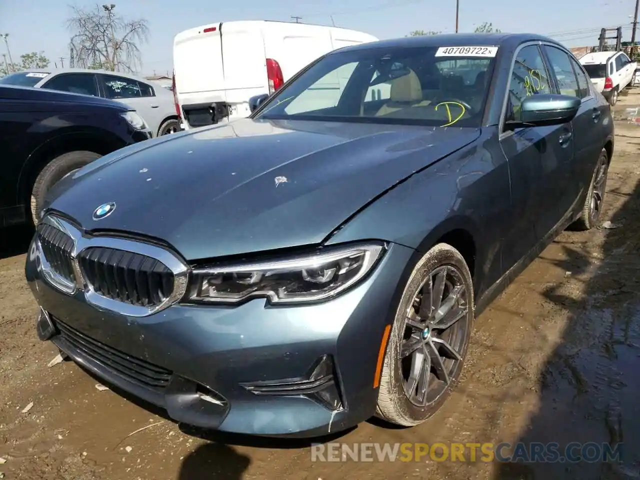 2 Photograph of a damaged car 3MW5R1J06L8B21378 BMW 3 SERIES 2020