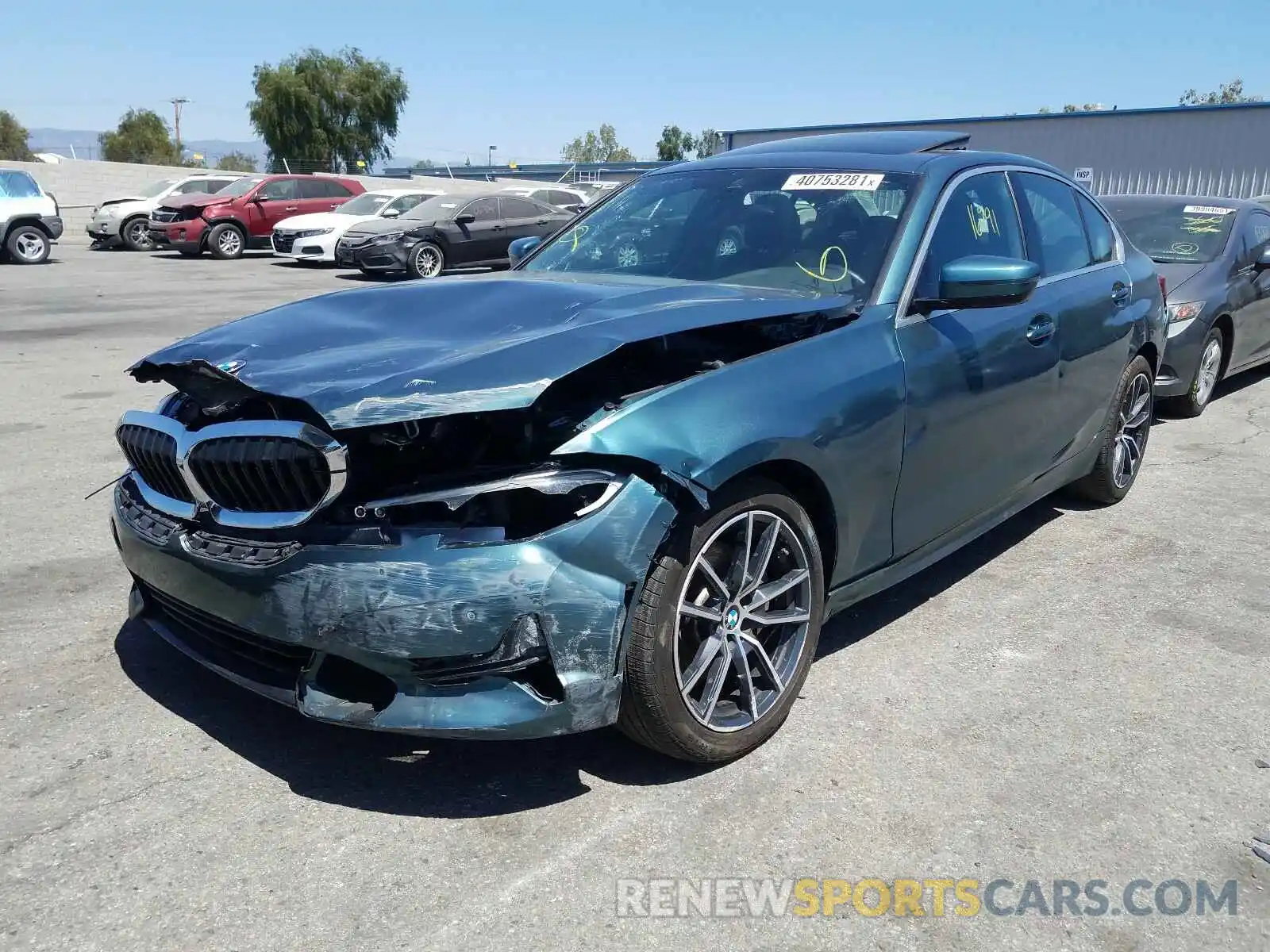 2 Photograph of a damaged car 3MW5R1J06L8B21476 BMW 3 SERIES 2020