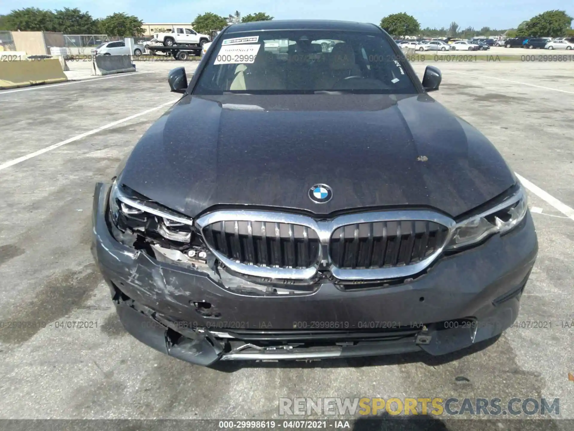 6 Фотография поврежденного автомобиля 3MW5R1J06L8B22157 BMW 3 SERIES 2020